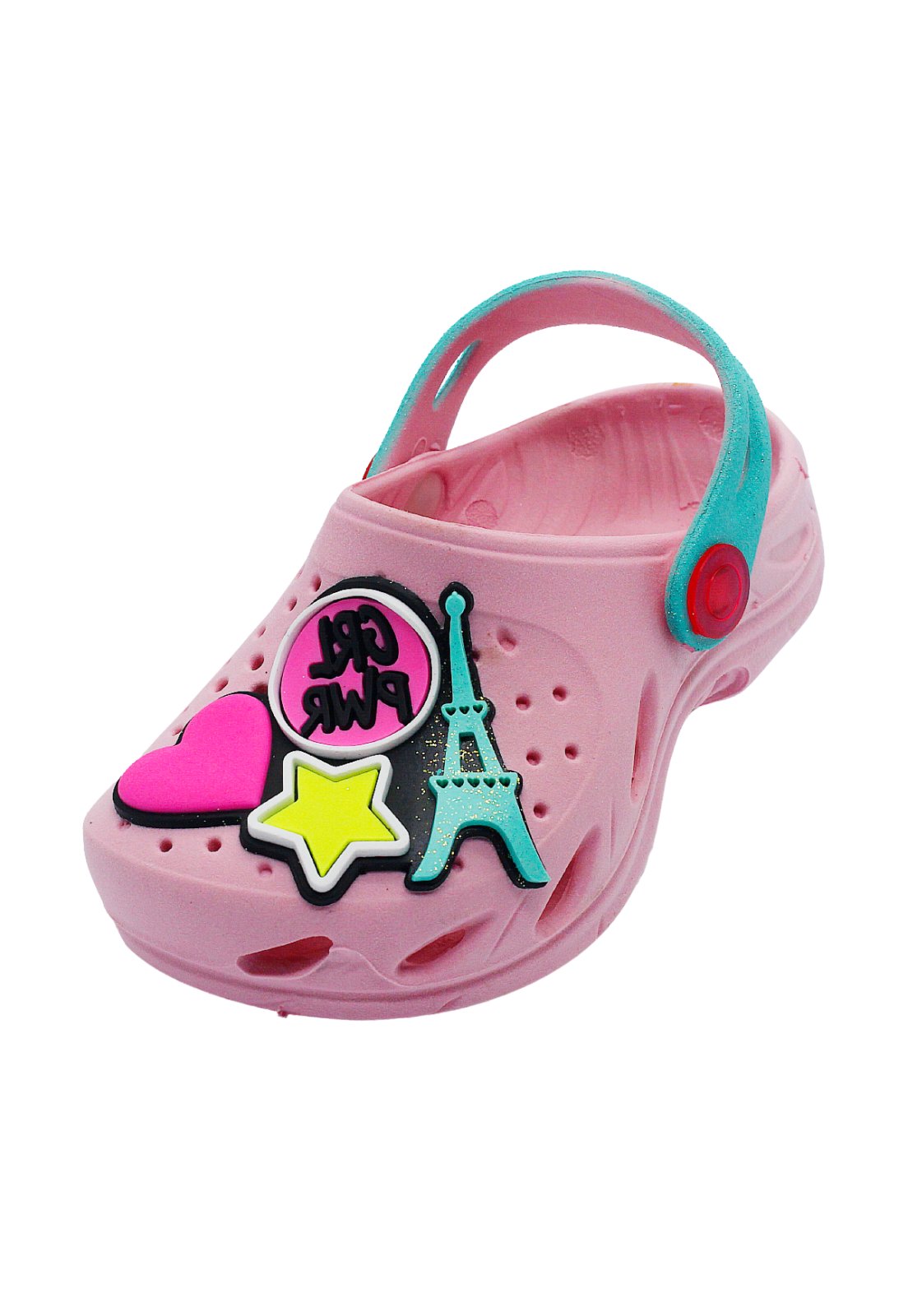 Infantil - Babuche Plugt Menina Girl Power Rosa Balé