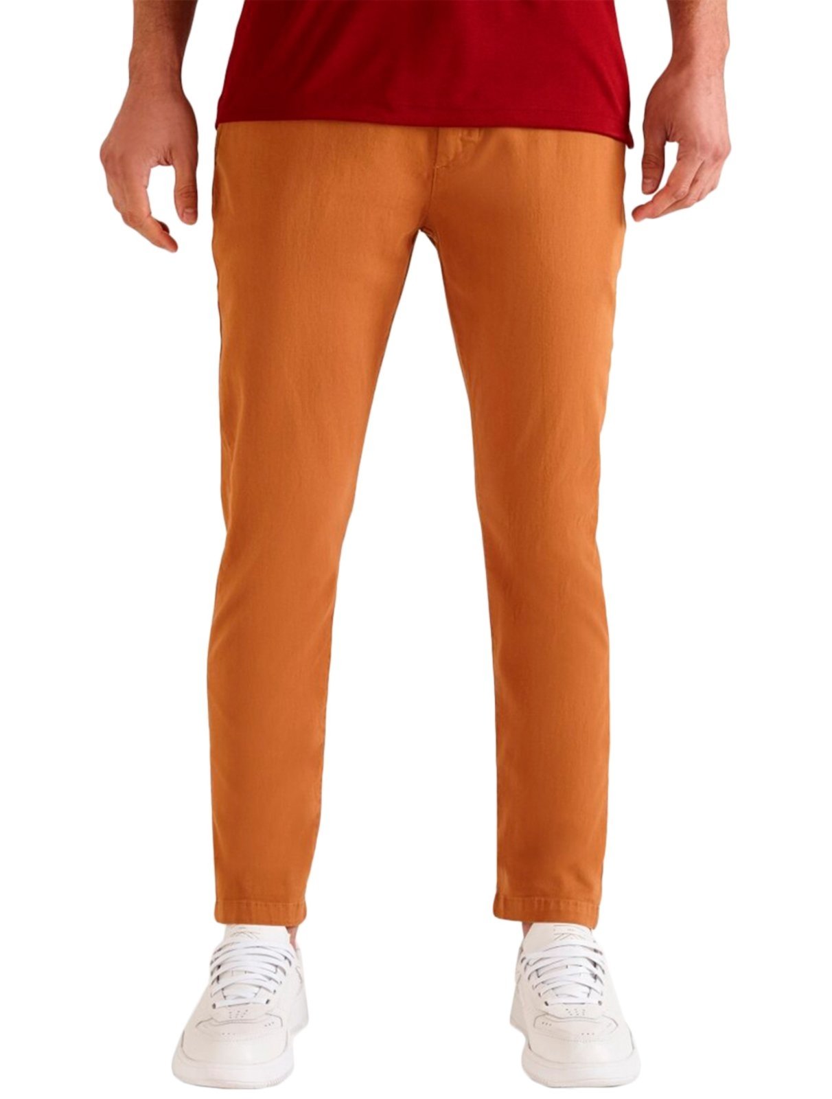 Calça Reserva Masculina de Sarja Casual Iron Caramelo