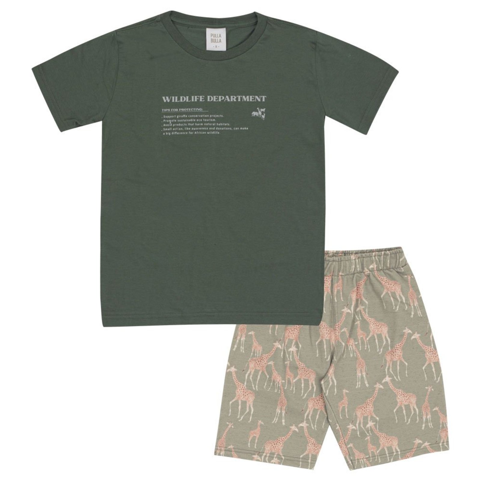Infantil - Conjunto Verde Pulla Bulla Menino - 53478-356