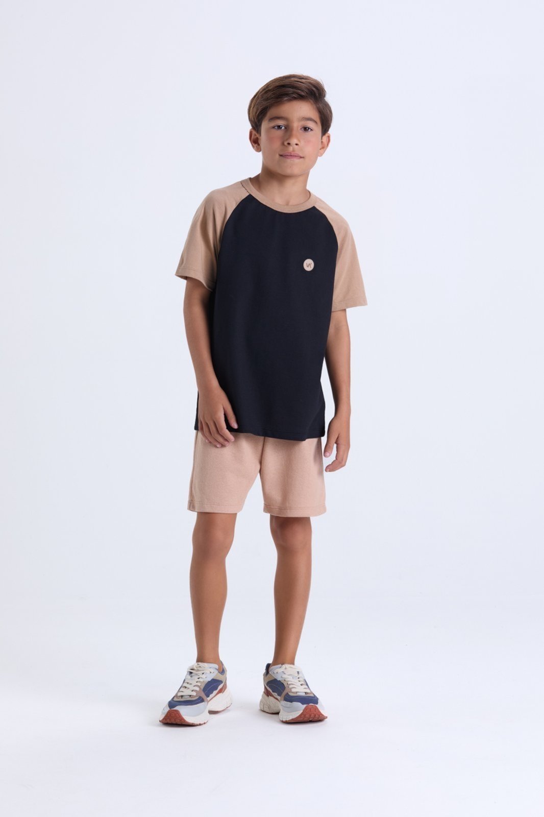 Infantil – Conjunto Masculino de Verão Raglan