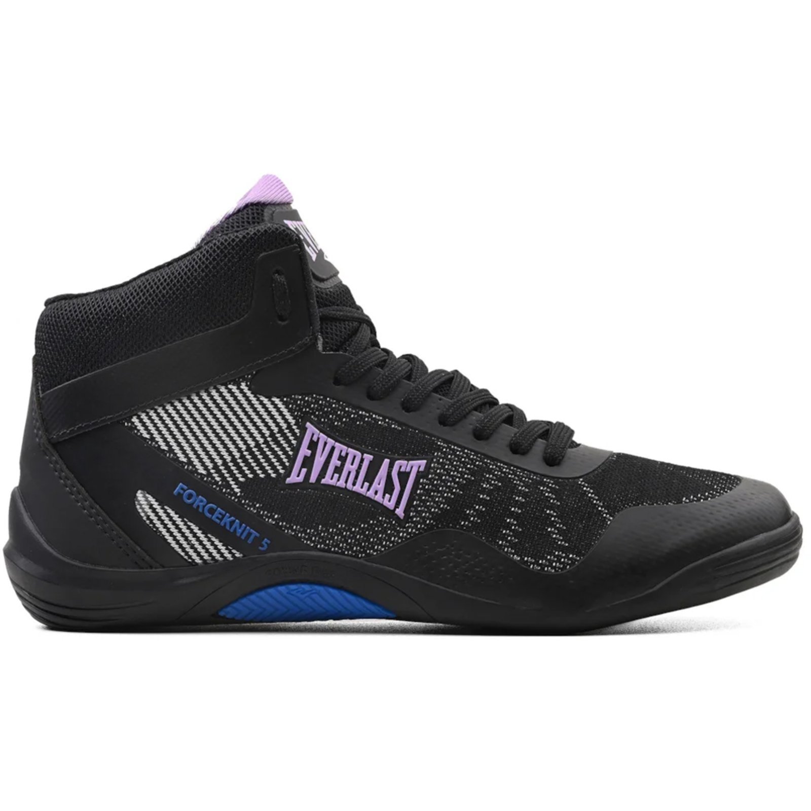 Tênis Everlast Forceknit 5 Preto e Roxo Feminino