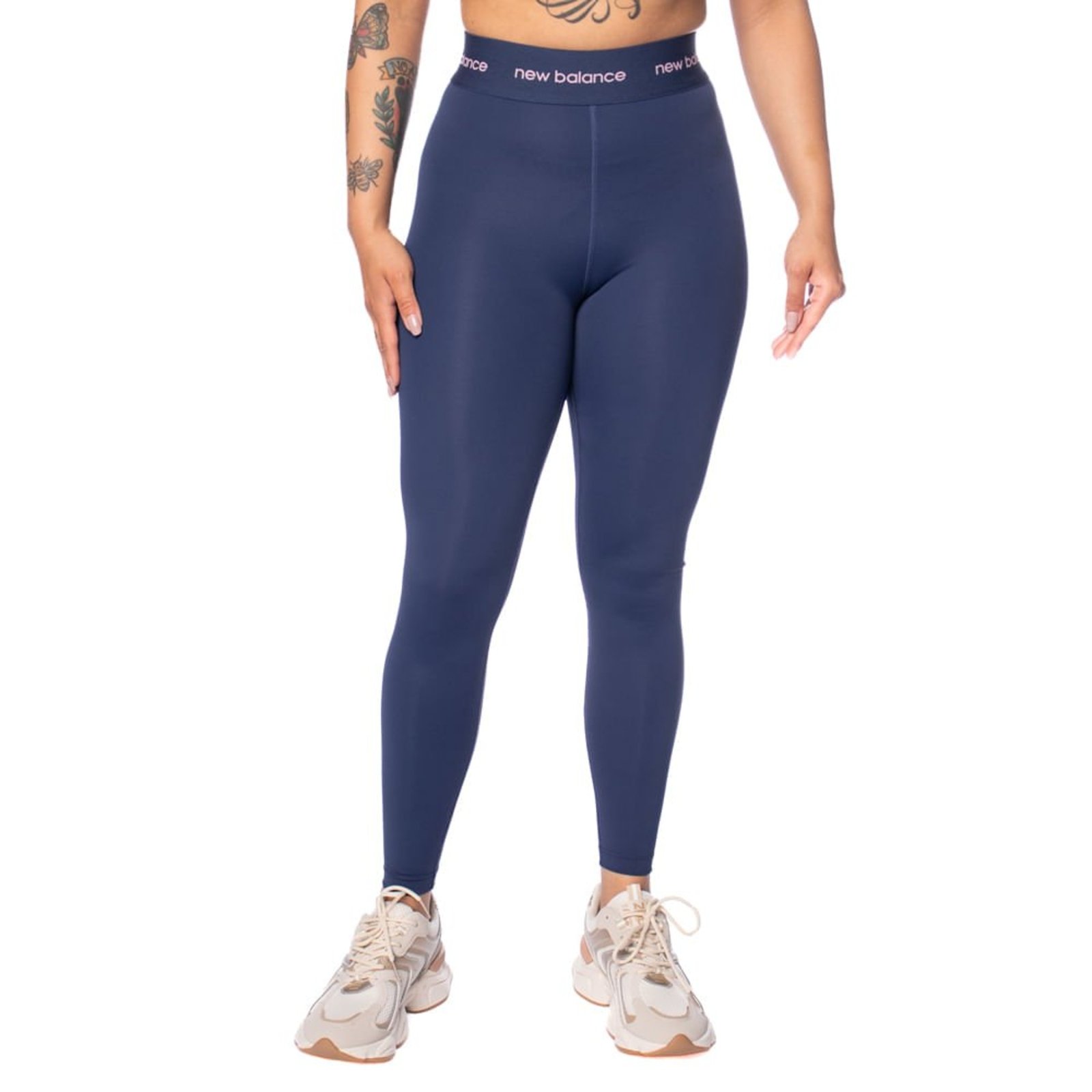 Legging Feminina New Balance Sport Essentials NB Dry Marinho