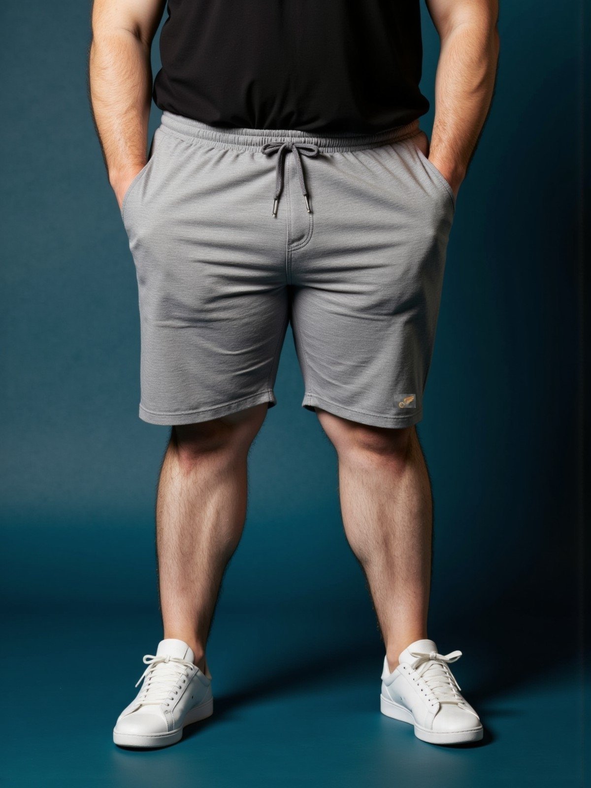 Vista 3 Bermuda de Moletom Plus Size Shorts de Tamanhos Grandes G1 G2 Debex verde militar Debex verde militar