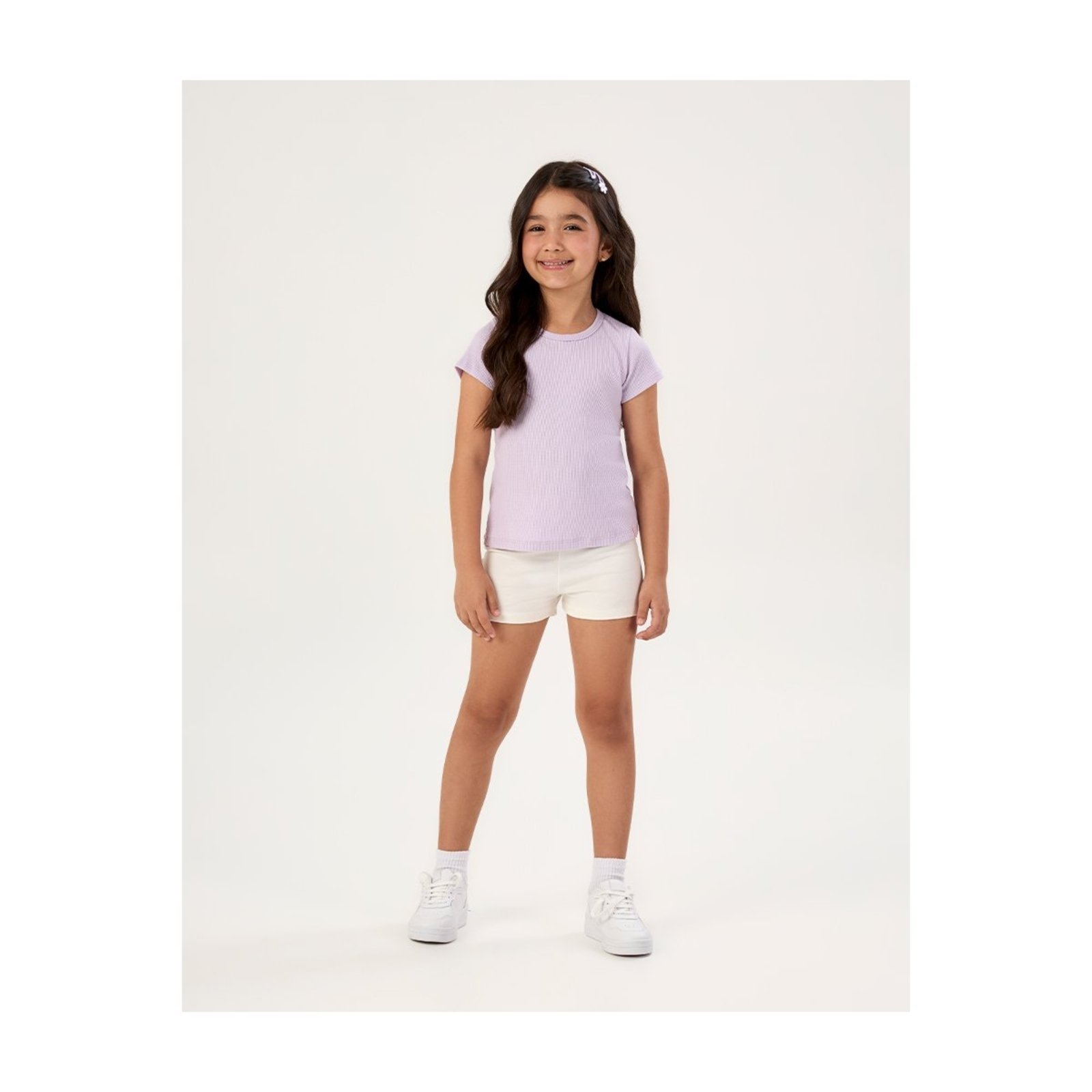 Infantil - Blusa Menina Ribana Canelada