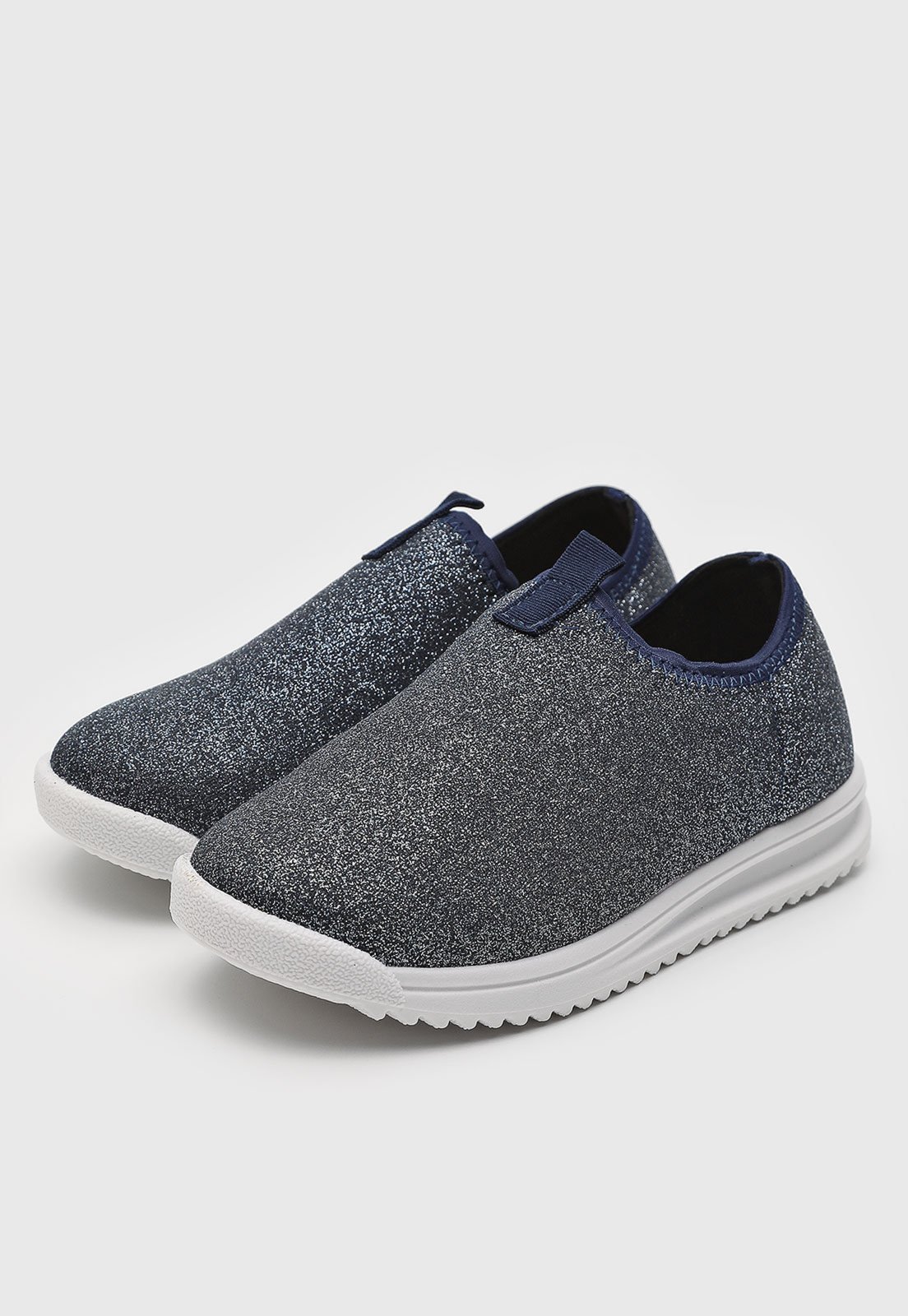 Infantil - Tênis Slip On Molekinha Tèxtil Azul-Marinho