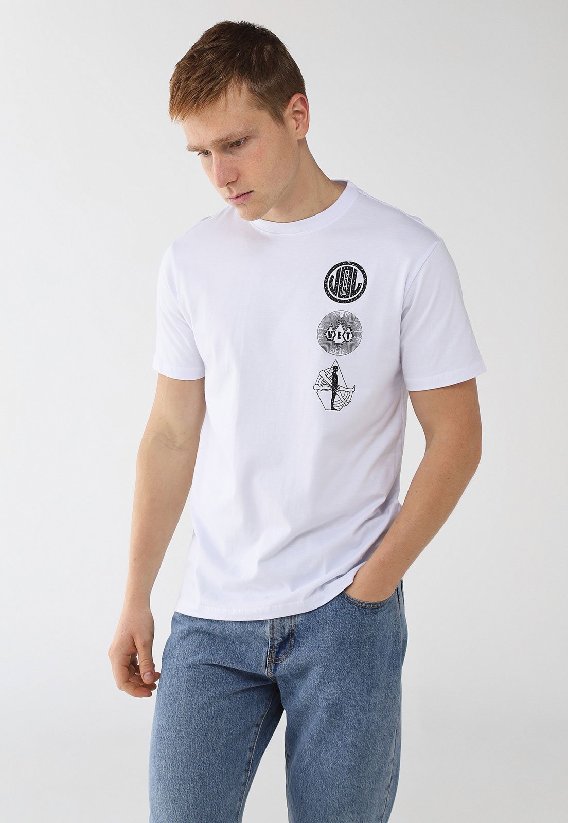 Camiseta Volcom Silk Distance Branca