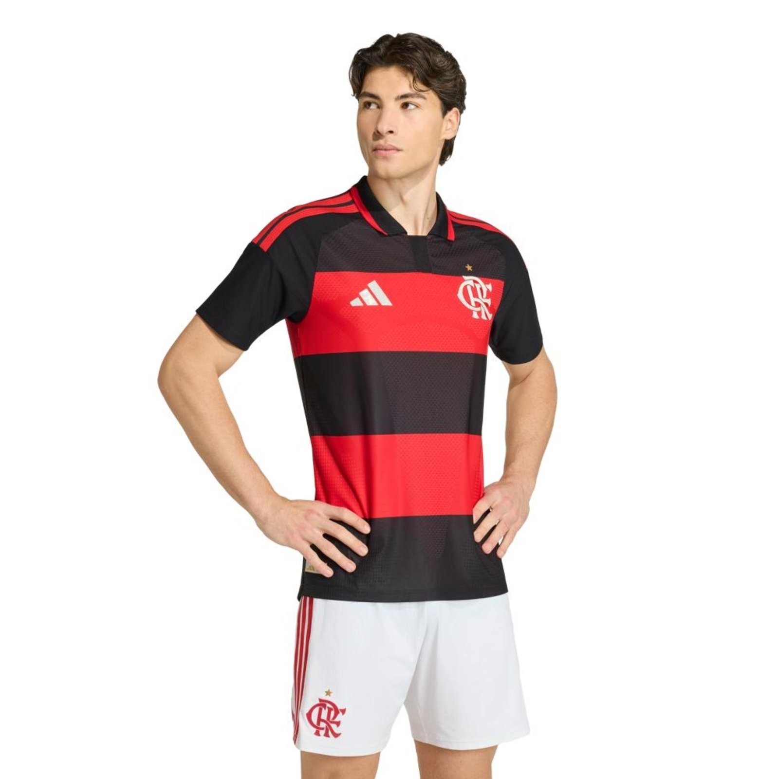 Vista 2 Camisa I Jogador CR Flamengo 26 adidas Performance vermelho adidas performance vermelho