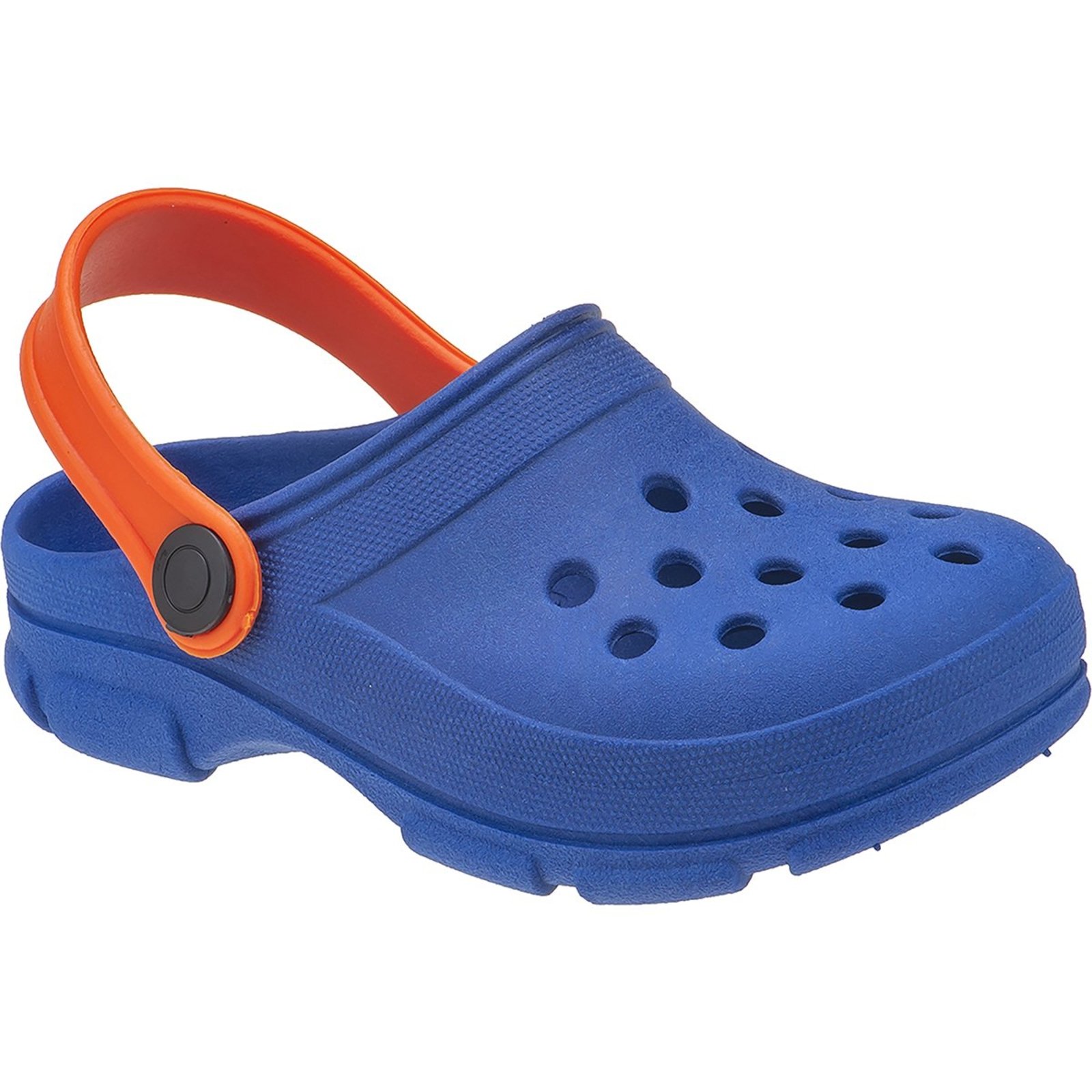 Infantil - Sandália Papete Azul Royal Liso tep