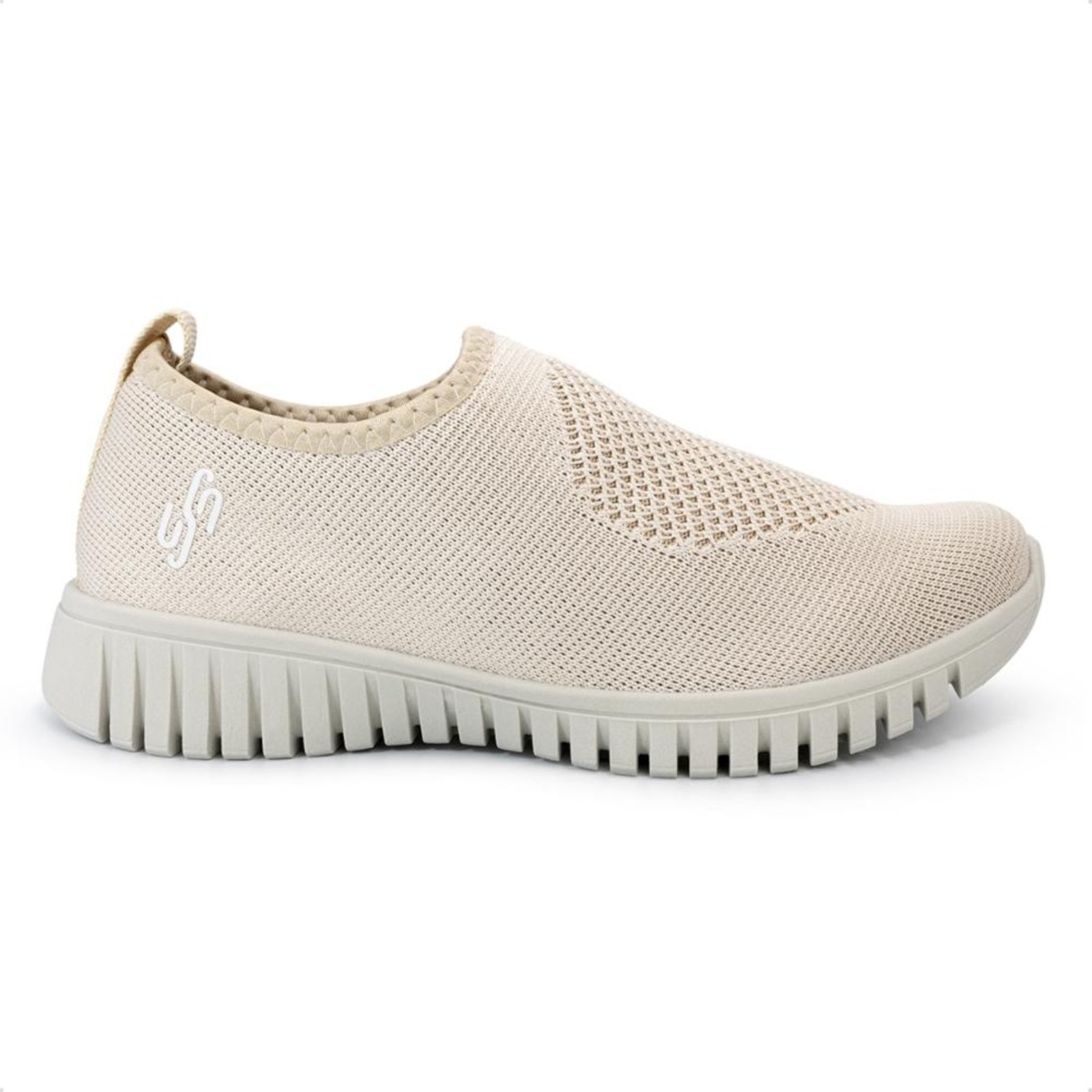 TÊNIS USAFLEX FEMININO GASPEA TRICOT AE2208 Nude