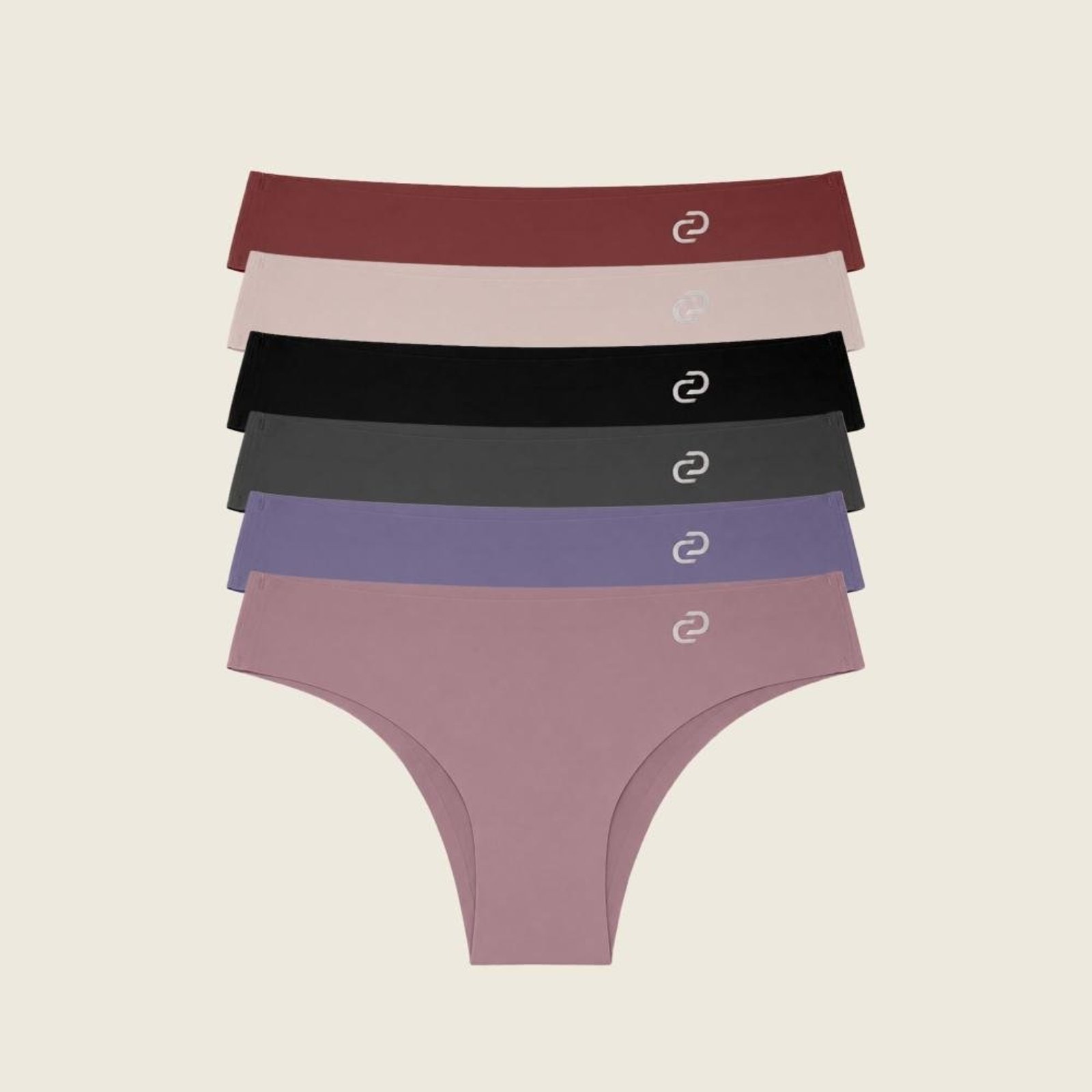 Kit Tanga Sem Costura Multicolorido