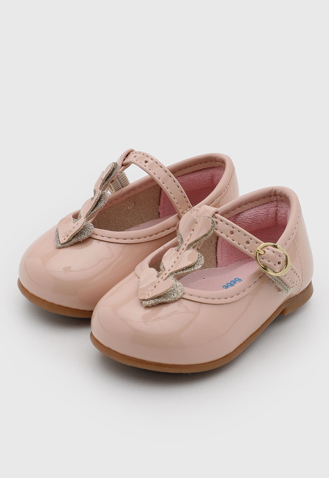 Infantil - Sapatilha Molekinha Laço Rosa