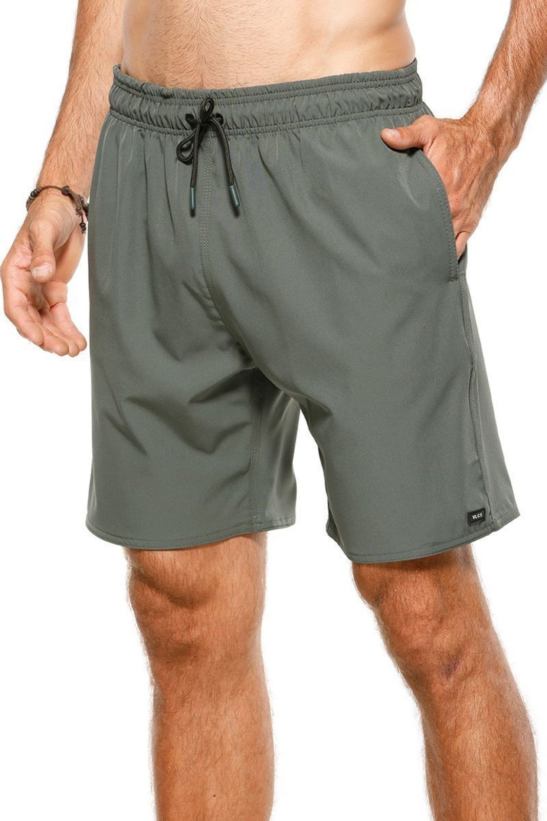 Bermuda Masculina Tactel Elastico Verde VLCS