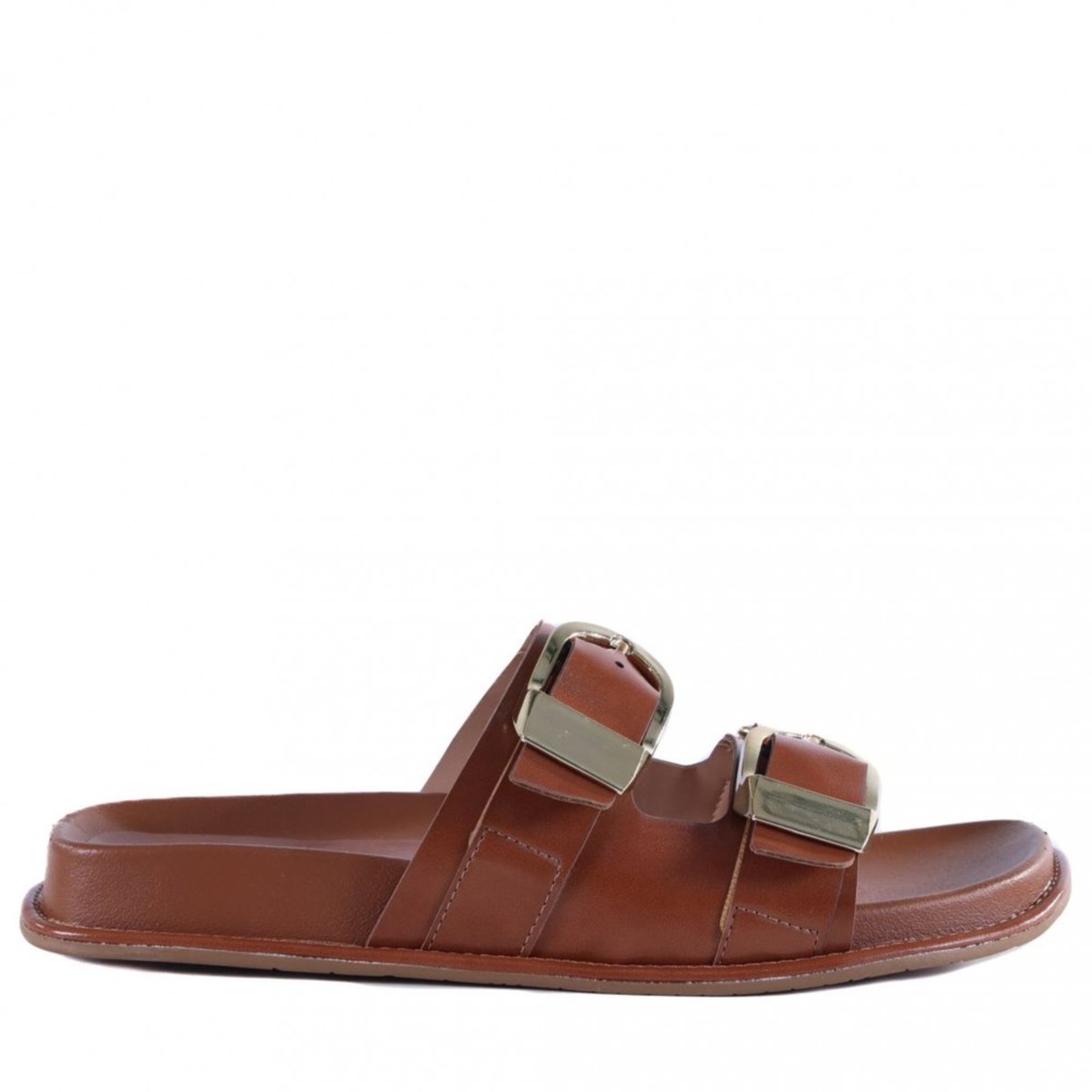 Papete Feminina Birk Zariff com Maxi Fivelas 50471-90894 Zariff Caramelo