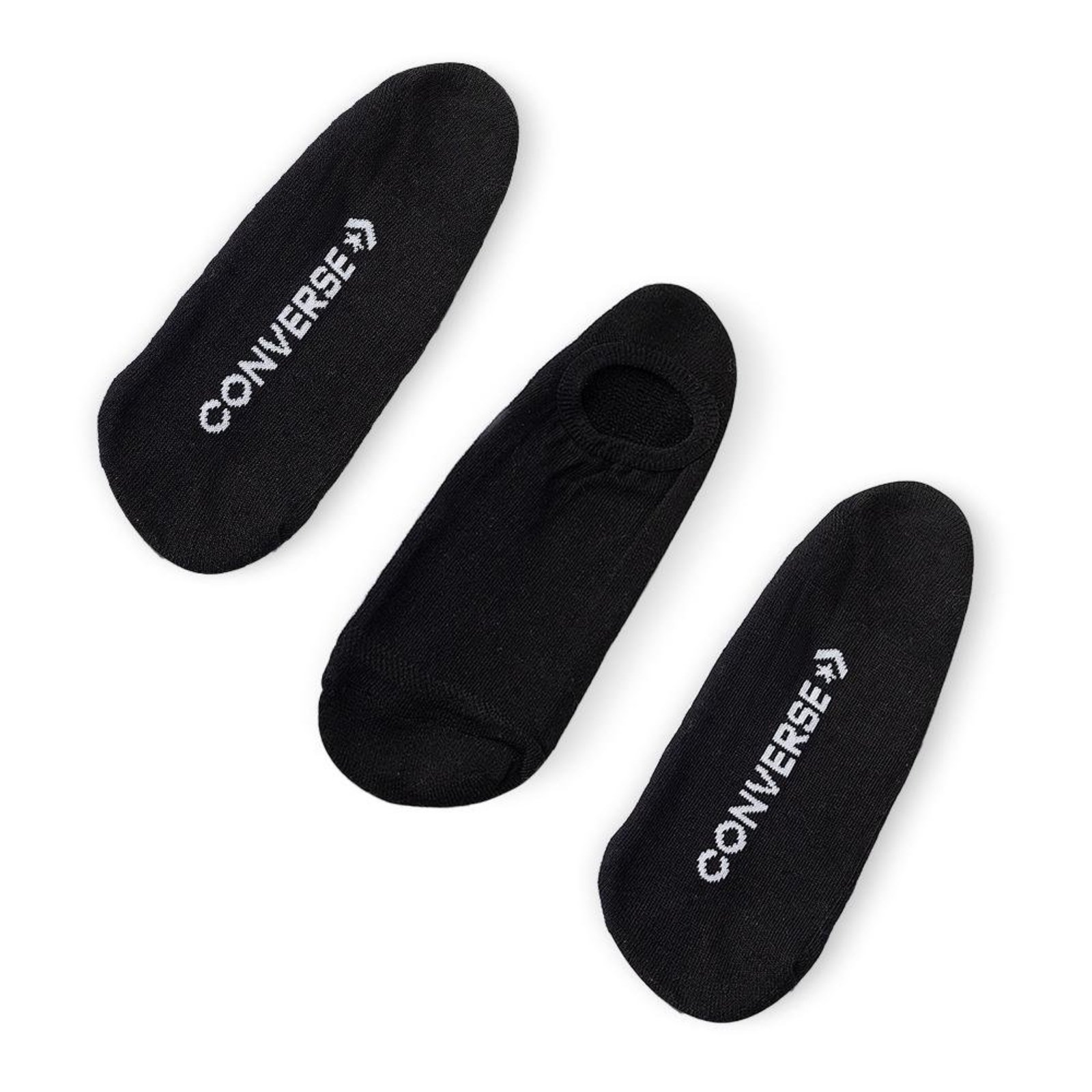 Meia Invisível Converse Preta (3 Pares)
