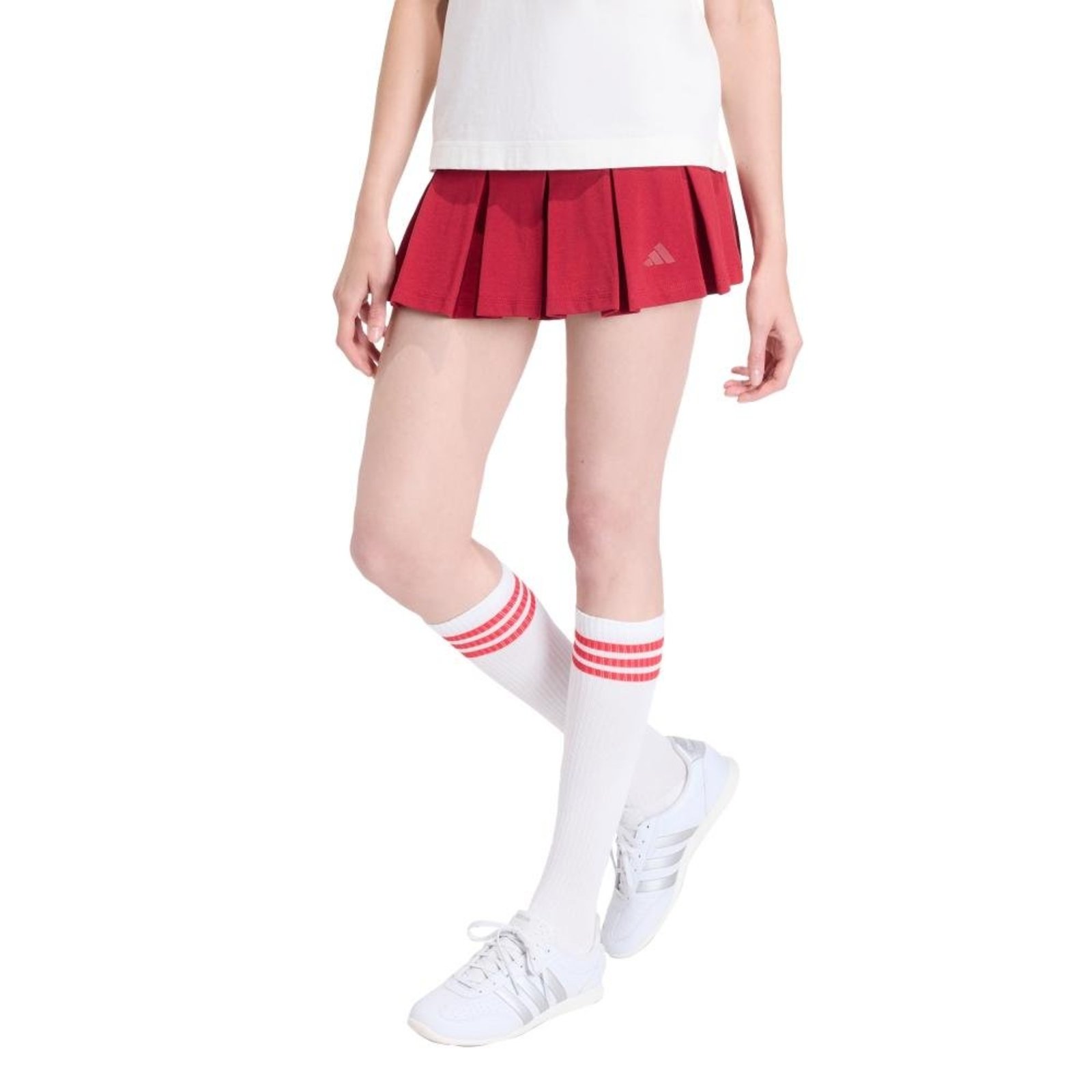 Saia Seasonal Essentials Colorpop com Legging interna adidas Sportswear Vinho