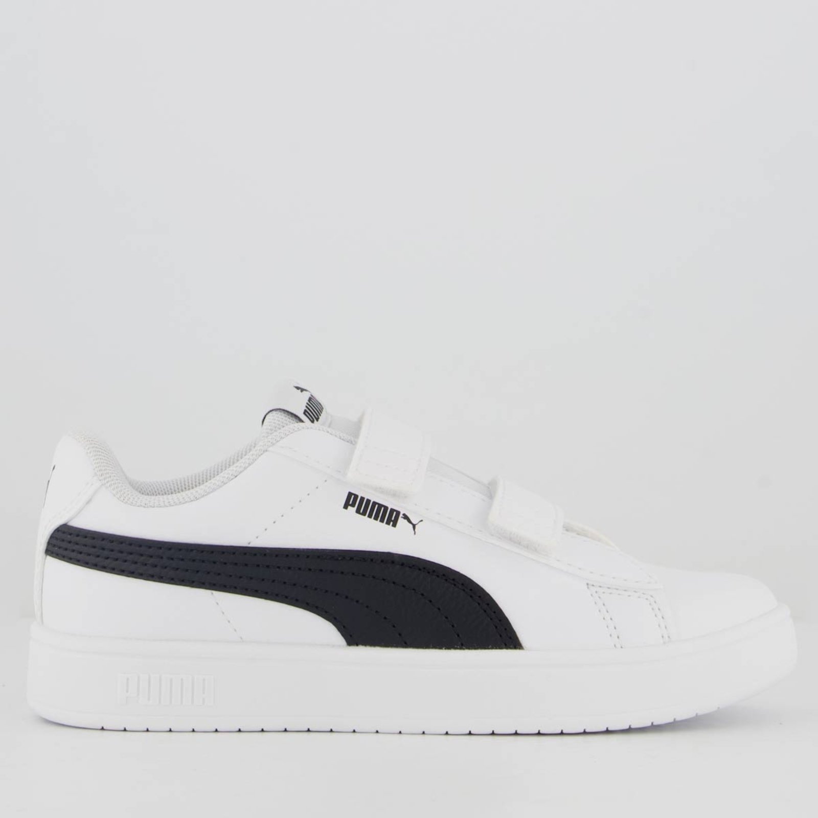 Tênis Puma Rickie Classic Juvenil Branco e Preto