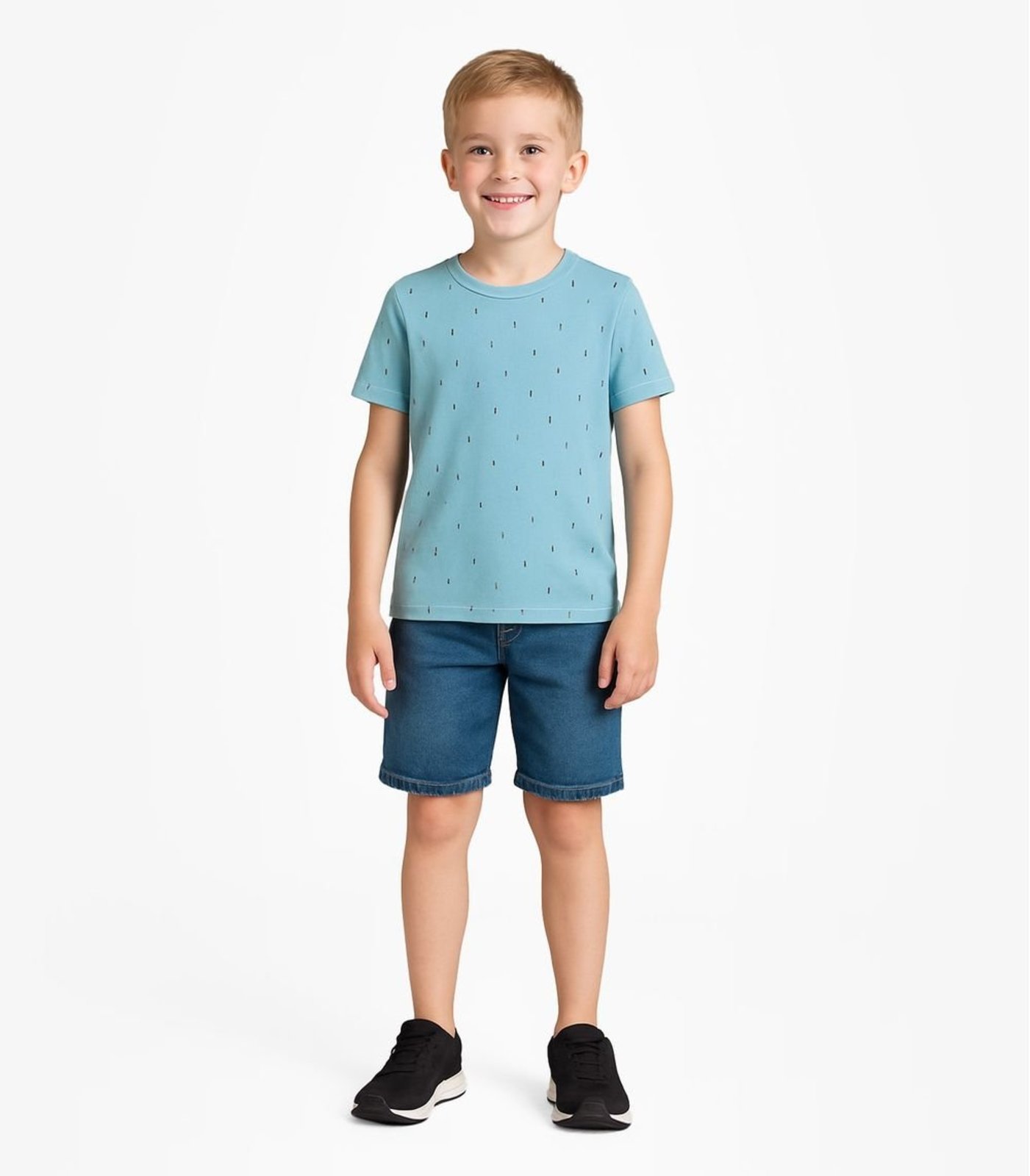 Infantil – Camiseta Masculina Infinita Cor Azul