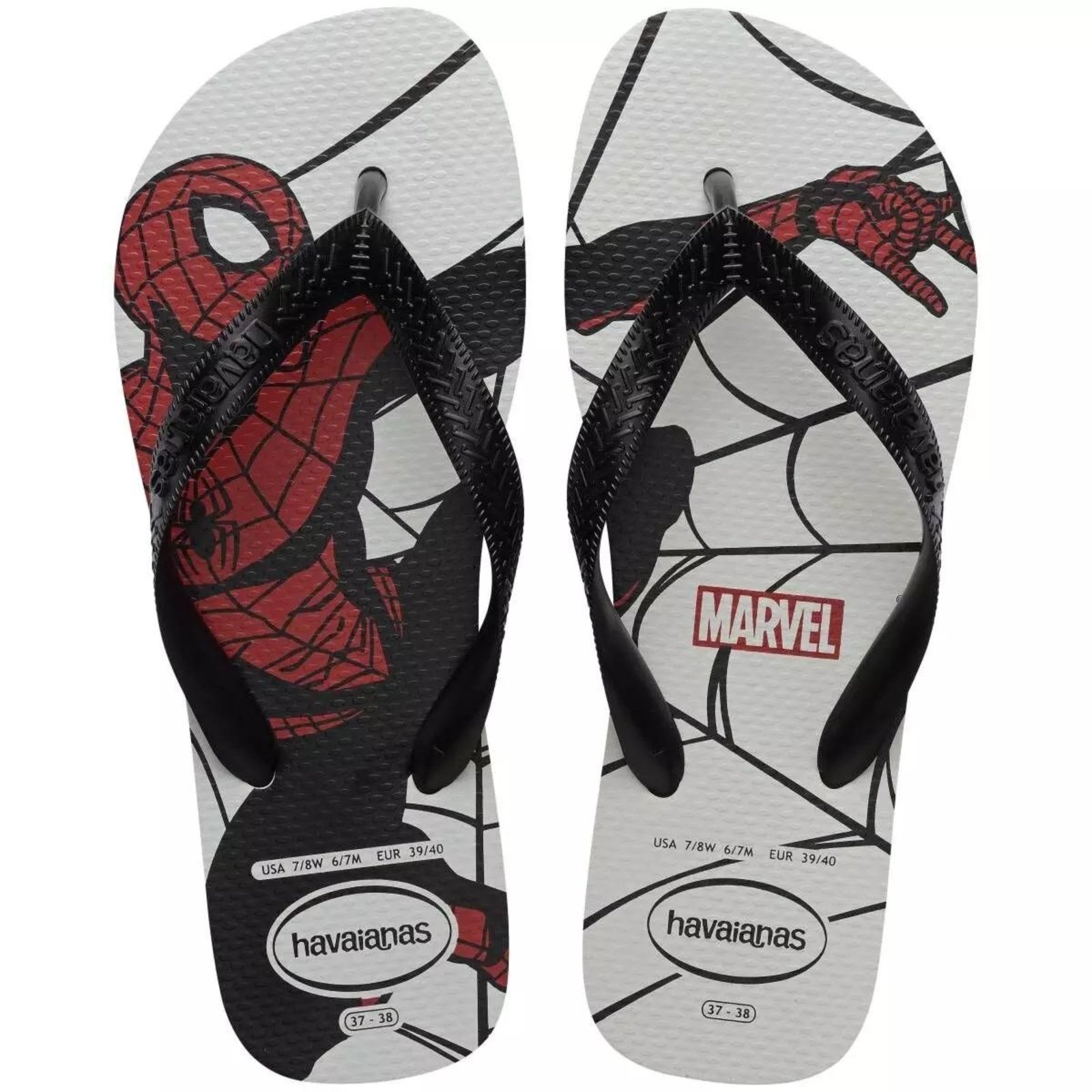 Chinelo Masculino Havainas Top Marvel Branco