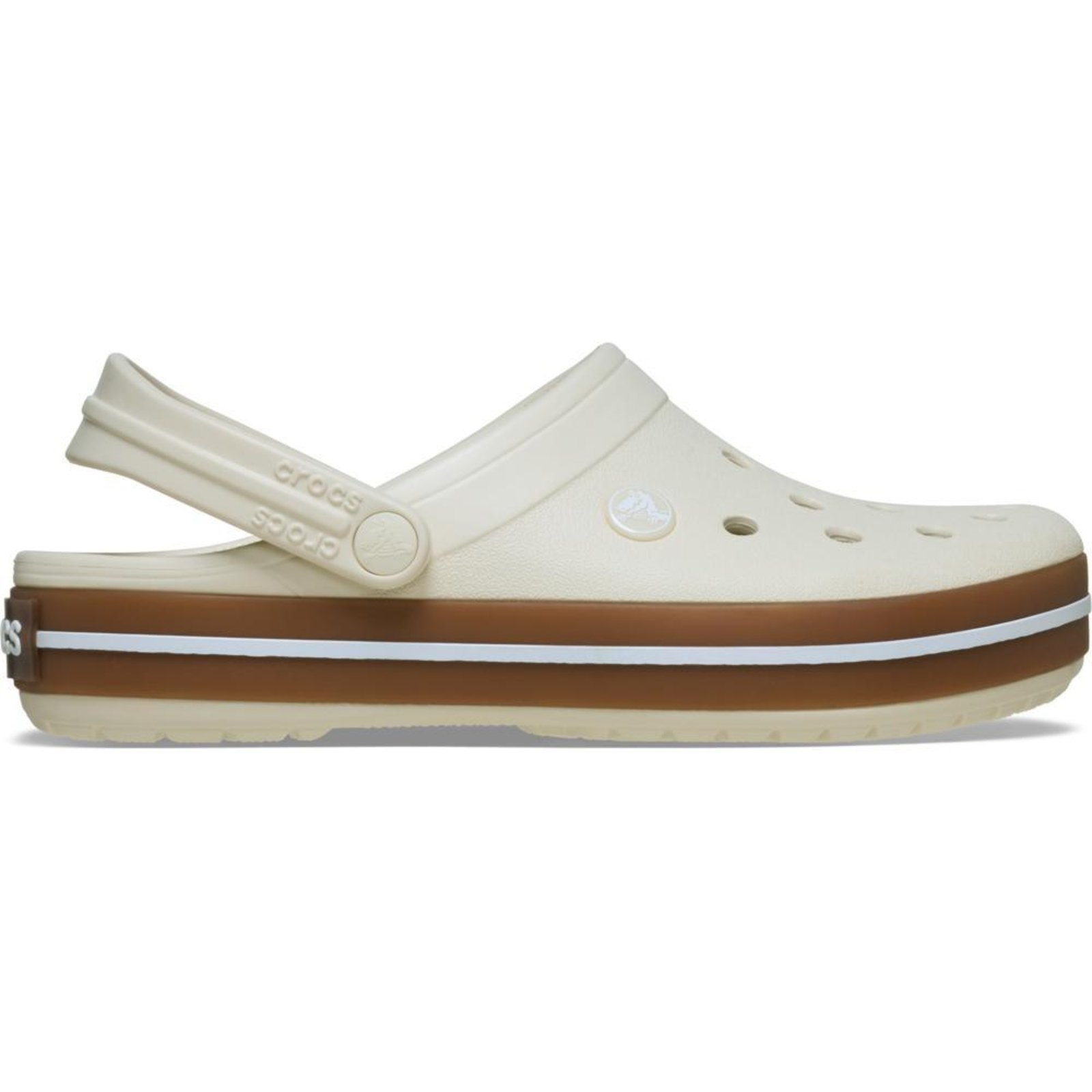 Sandália Crocs Crocband Gum Clog Summit White Branco