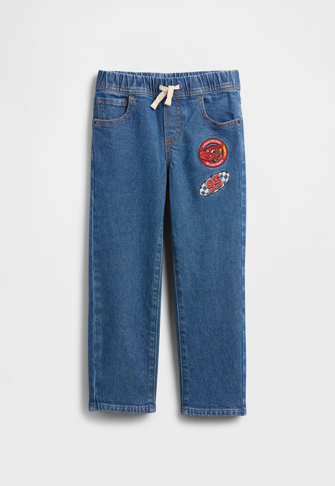 Calça GAP Patches Relâmpago McQueen Azul