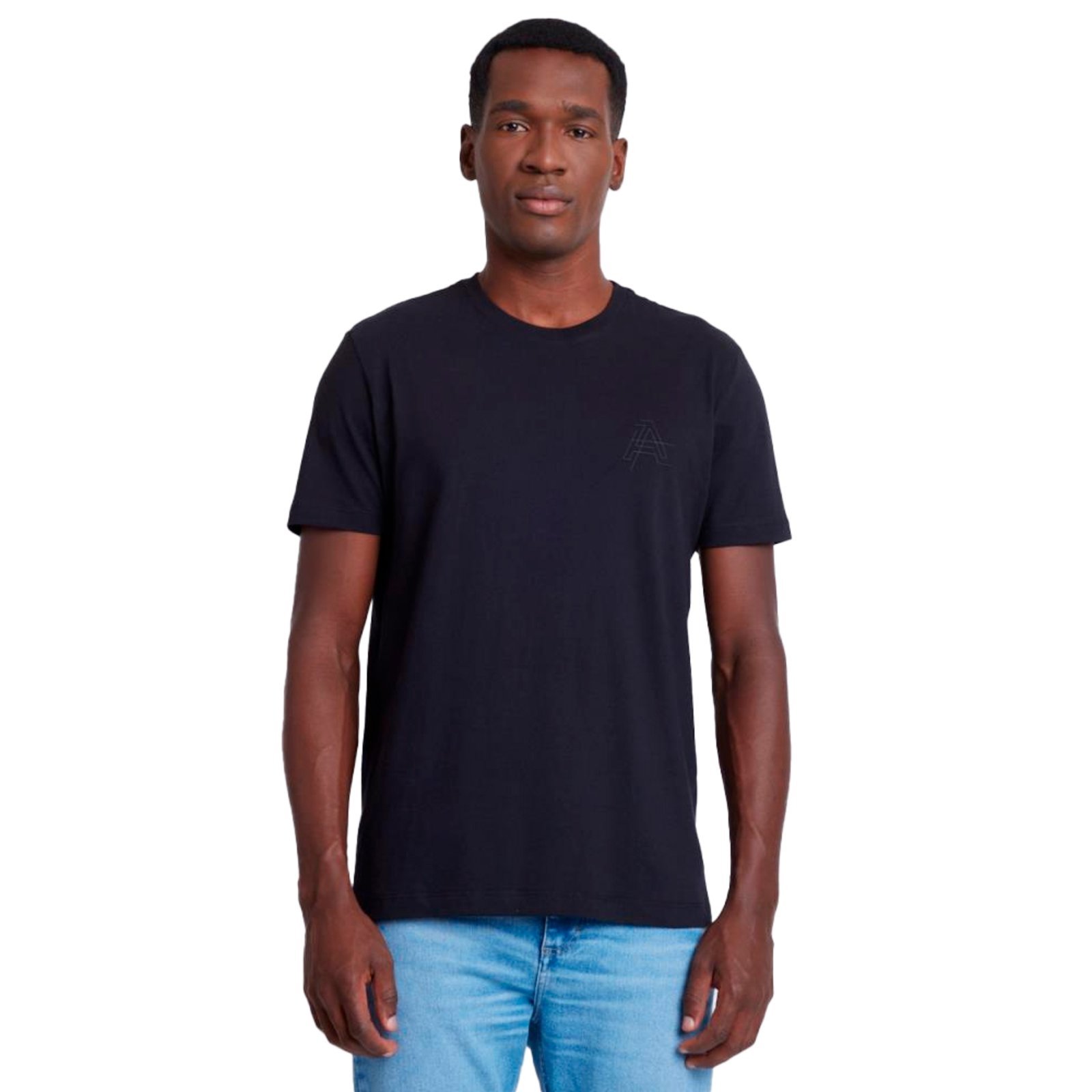 Camiseta Aramis Logo Arestas VE24 Preto Masculino