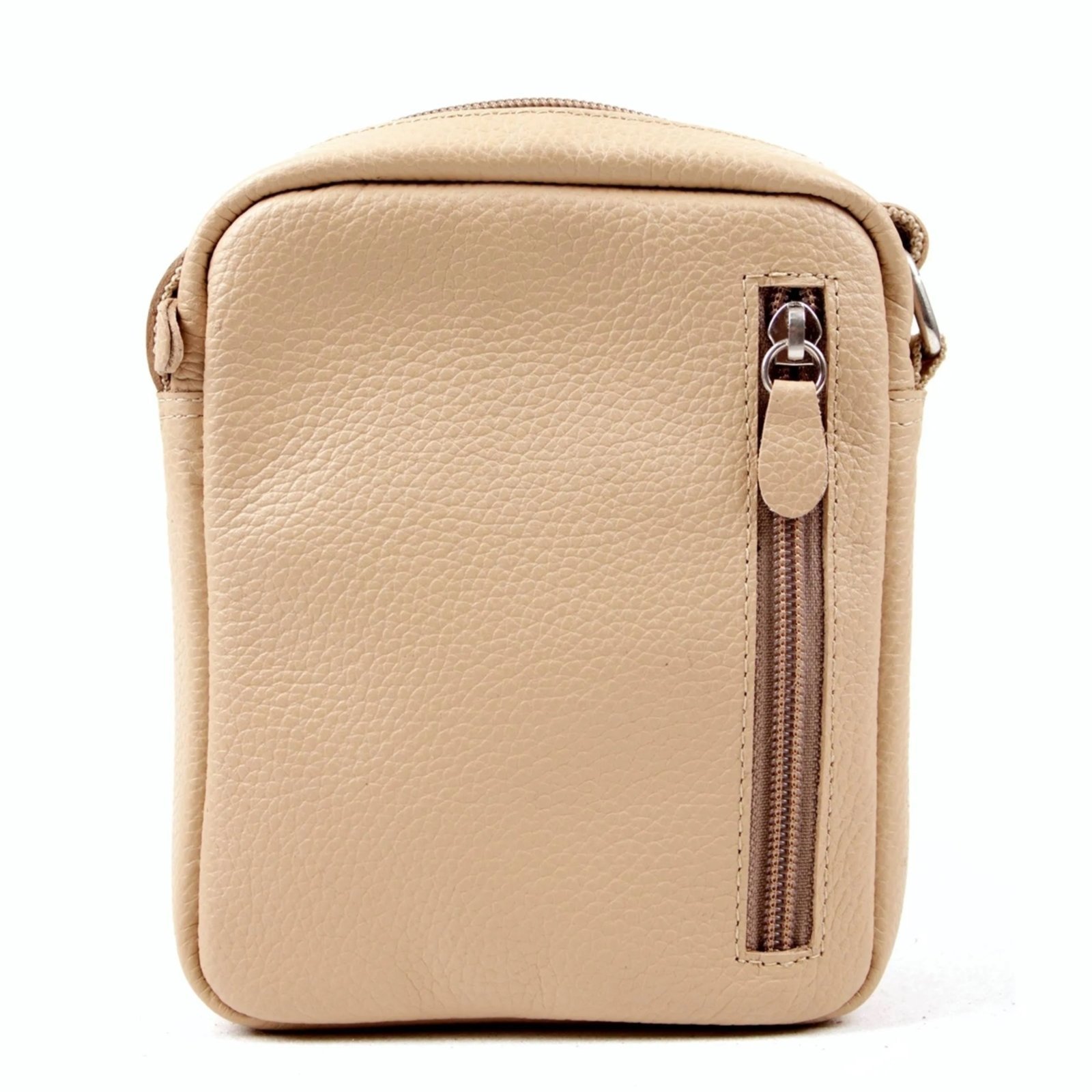 Vista 3 Shoulder Bag em Couro Artlux bege Artlux bege