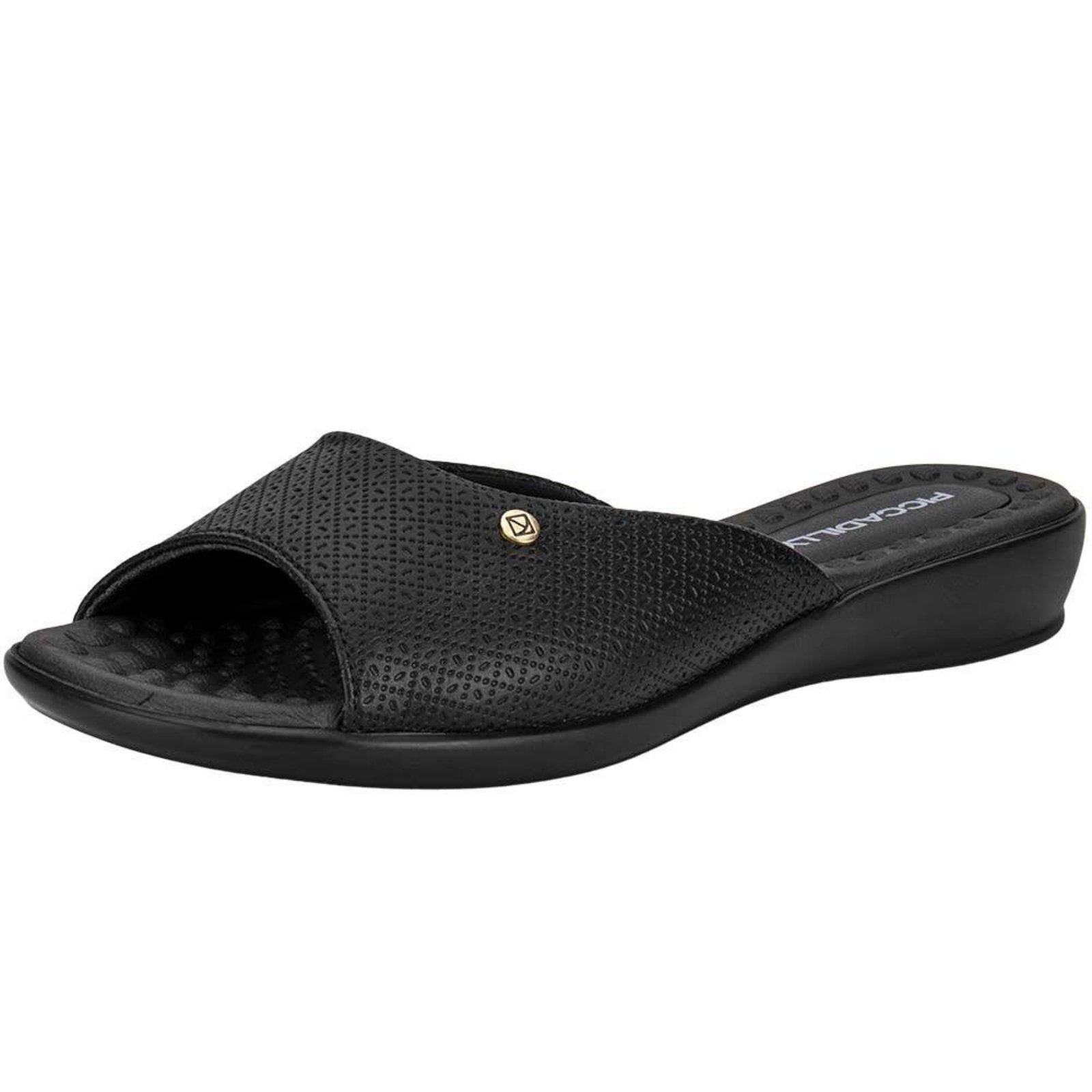 Tamanco Feminino Anabela Piccadilly 500352 0080352 Preto