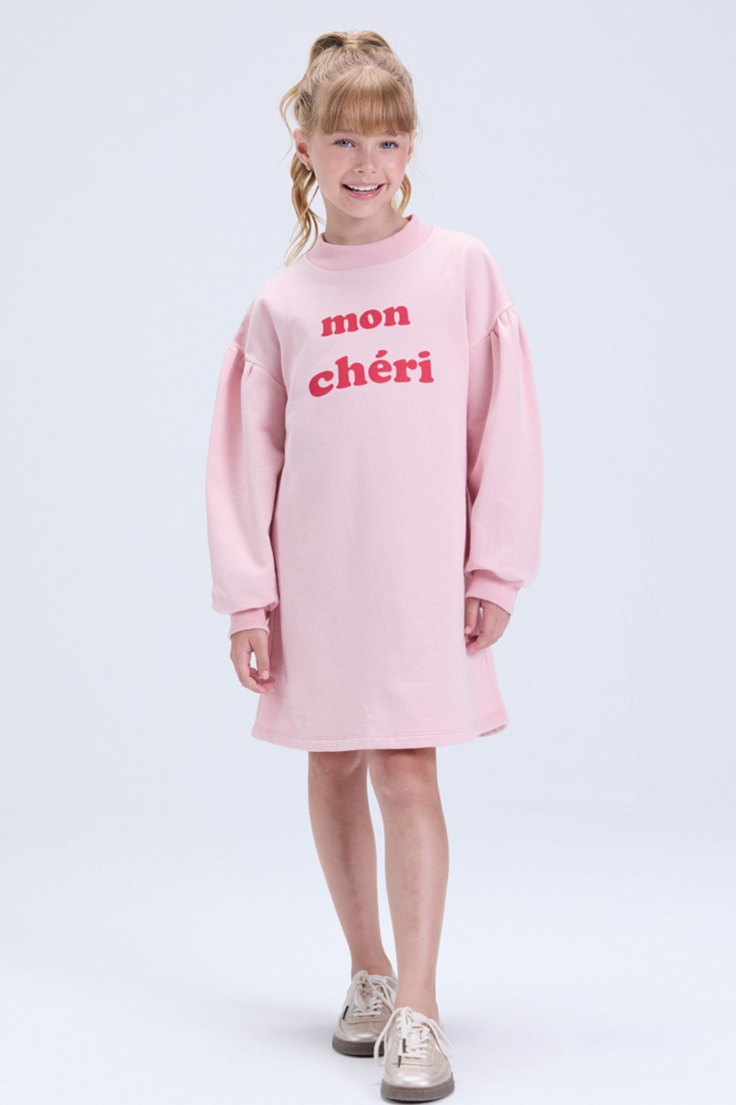 Vista 2 Infantil - Vestido Feminino de Inverno Mon Chéri VIDA COSTEIRA preto VIDA COSTEIRA preto