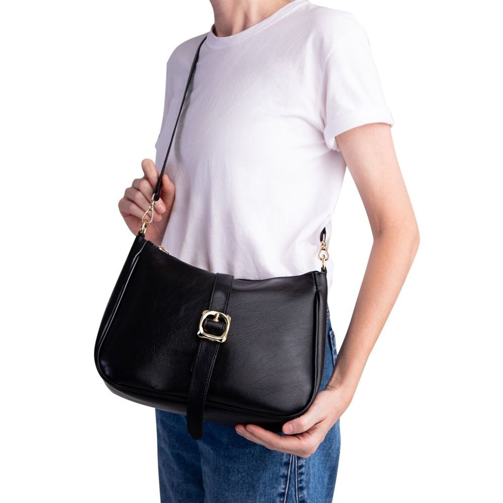 Bolsa Giovana Tote Média Preto