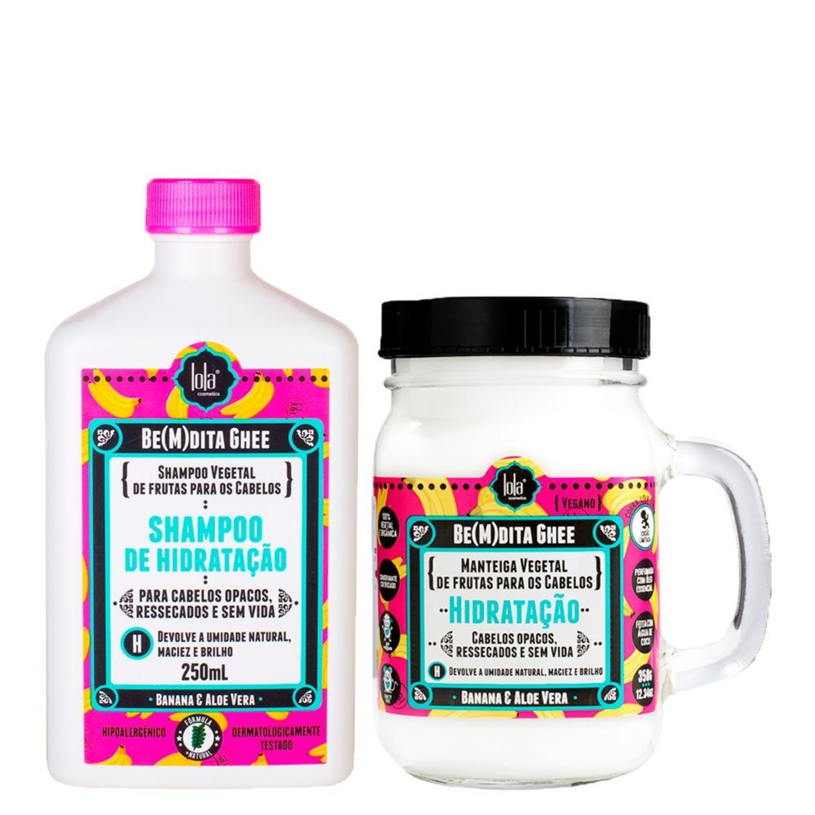 Vista 2 Kit Lola Csm Be(M)Dita Ghee Sh 250Ml+Másc 100g Lola From Rio incolor Lola From Rio incolor
