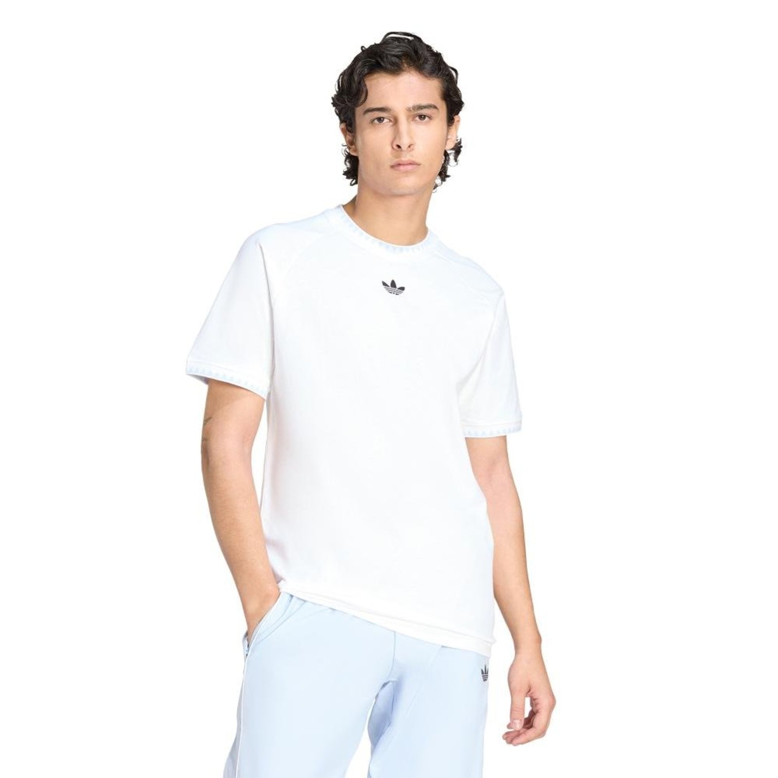 CAMISA CHEST STRIPES ENGINEERED COLLAR adidas Originals Branco