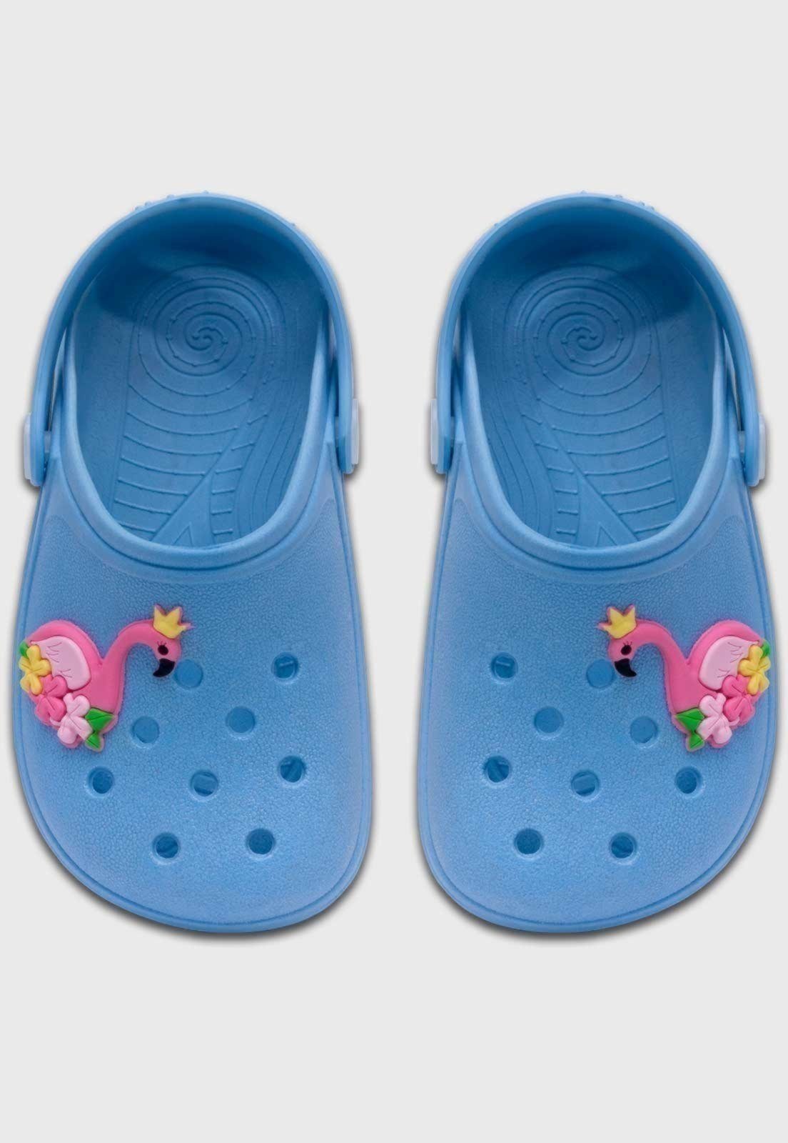 Vista 3 Infantil - Babuche Feminino Popidi Menina Flamingo pink Pópidí pink
