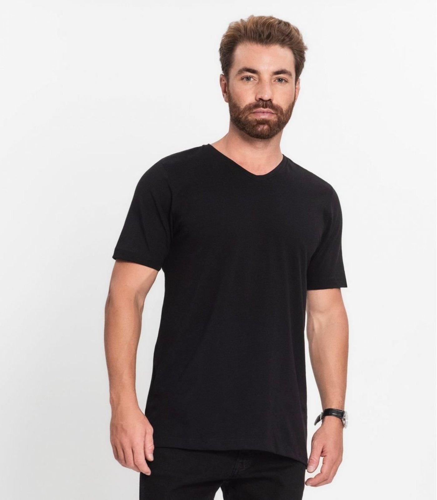 Vista 3 Camiseta Masculina Diametro Diametro basicos azul Diametro basicos azul