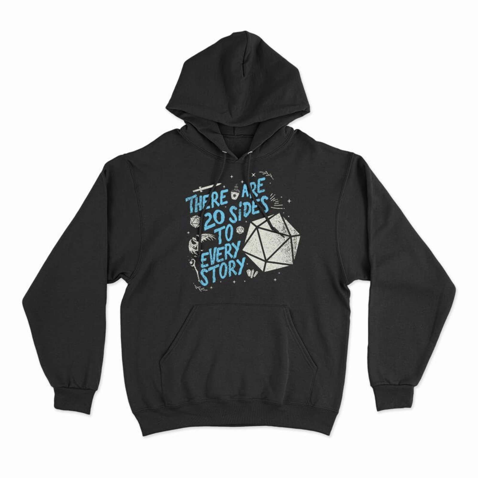 Moletom Com Capuz 20 Sides - Preto - Casual - Studio Geek