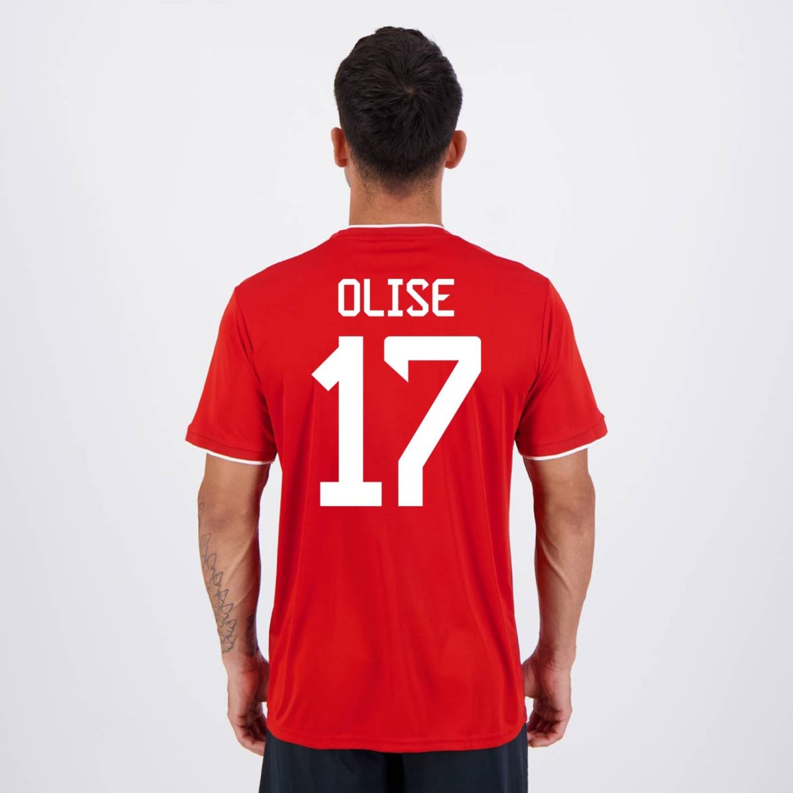 Camisa Bayern de Munique Mia San Mia 11 Olise Vermelha