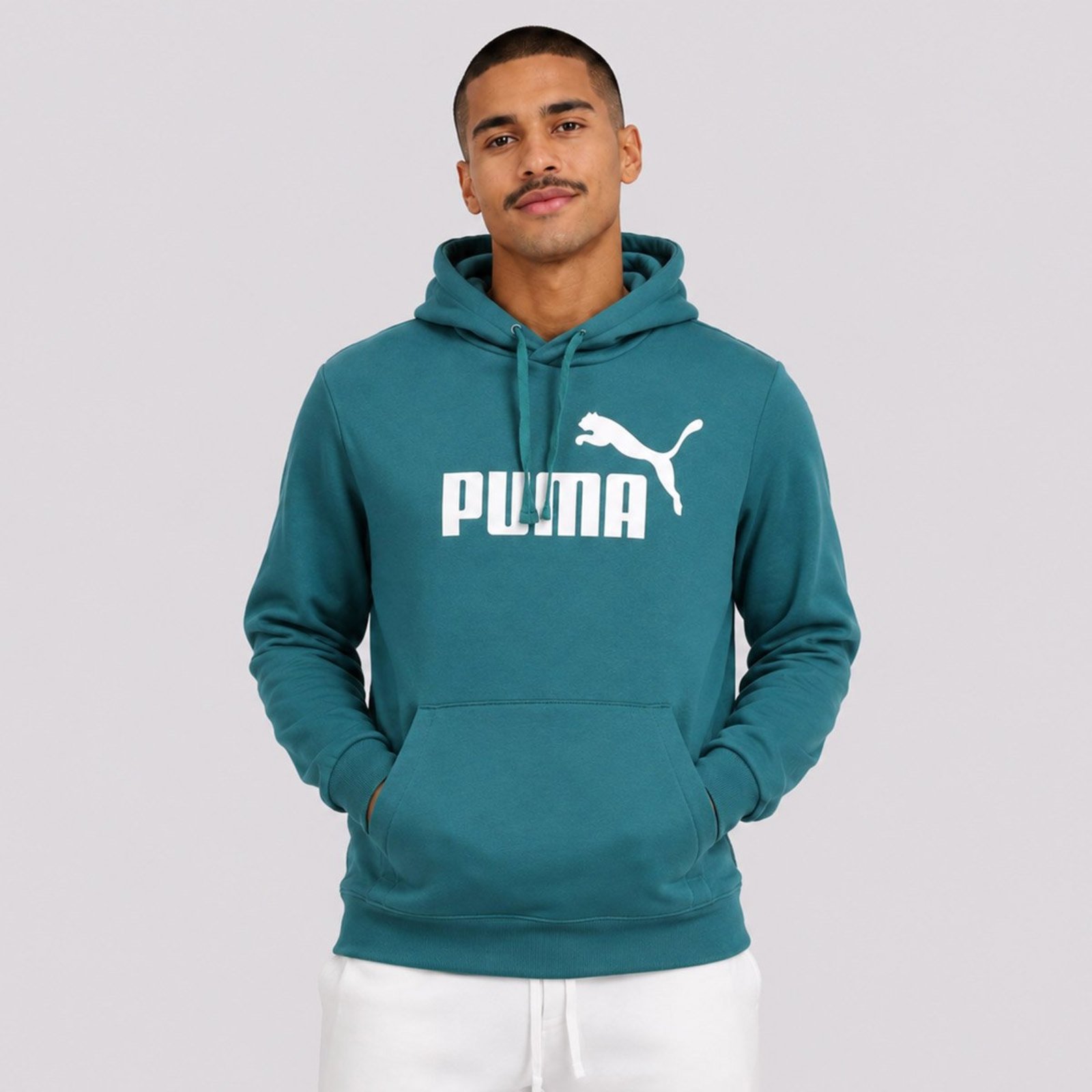 Moletom Puma Ess No.1 Logo Hoodie Verde