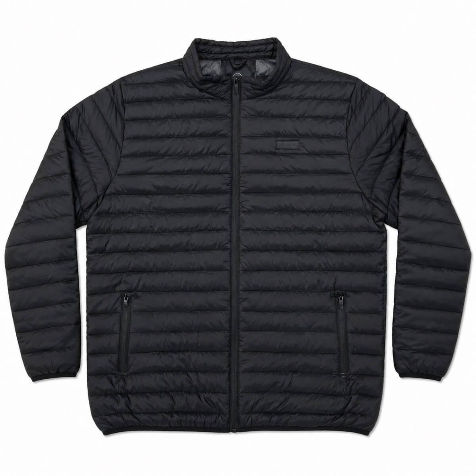 Jaqueta Microfibra Puffer Plus Size Ogochi Masculina 027499001 Preta