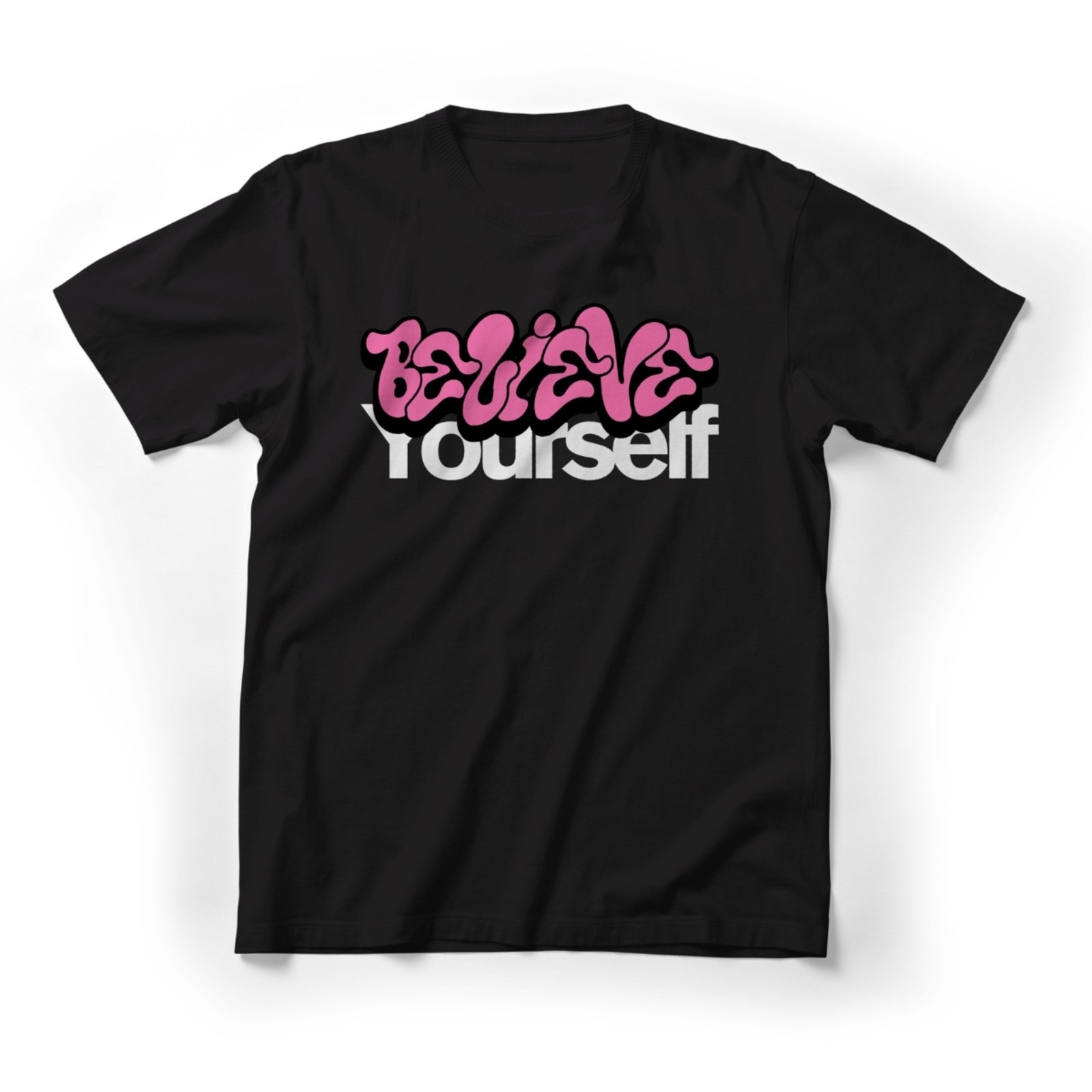 Camiseta Masculina Básica Preta Estampada Top Techmalhas 011 Preto