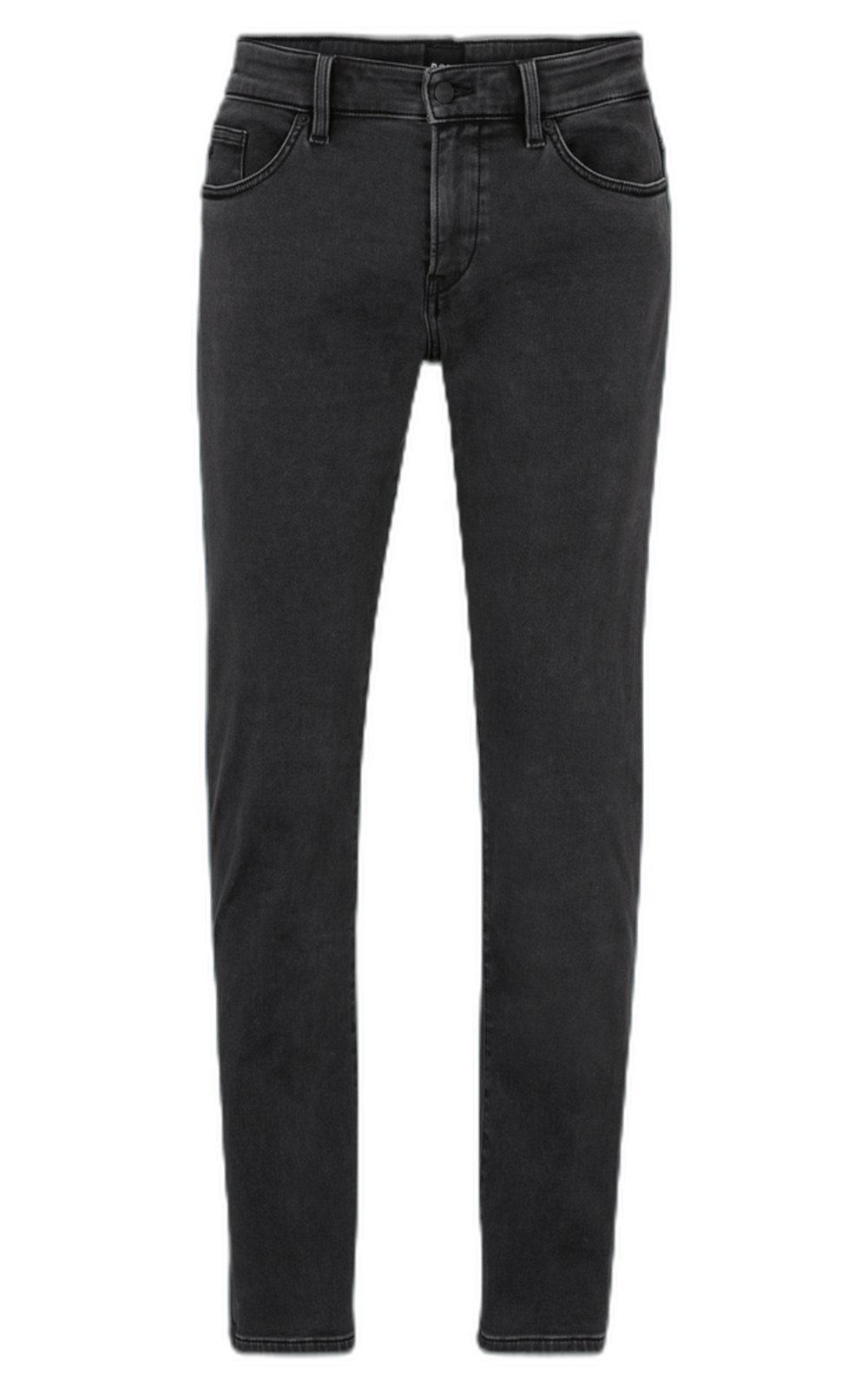 Calças Jeans Slim-Fit Em Denim Stretch Preto