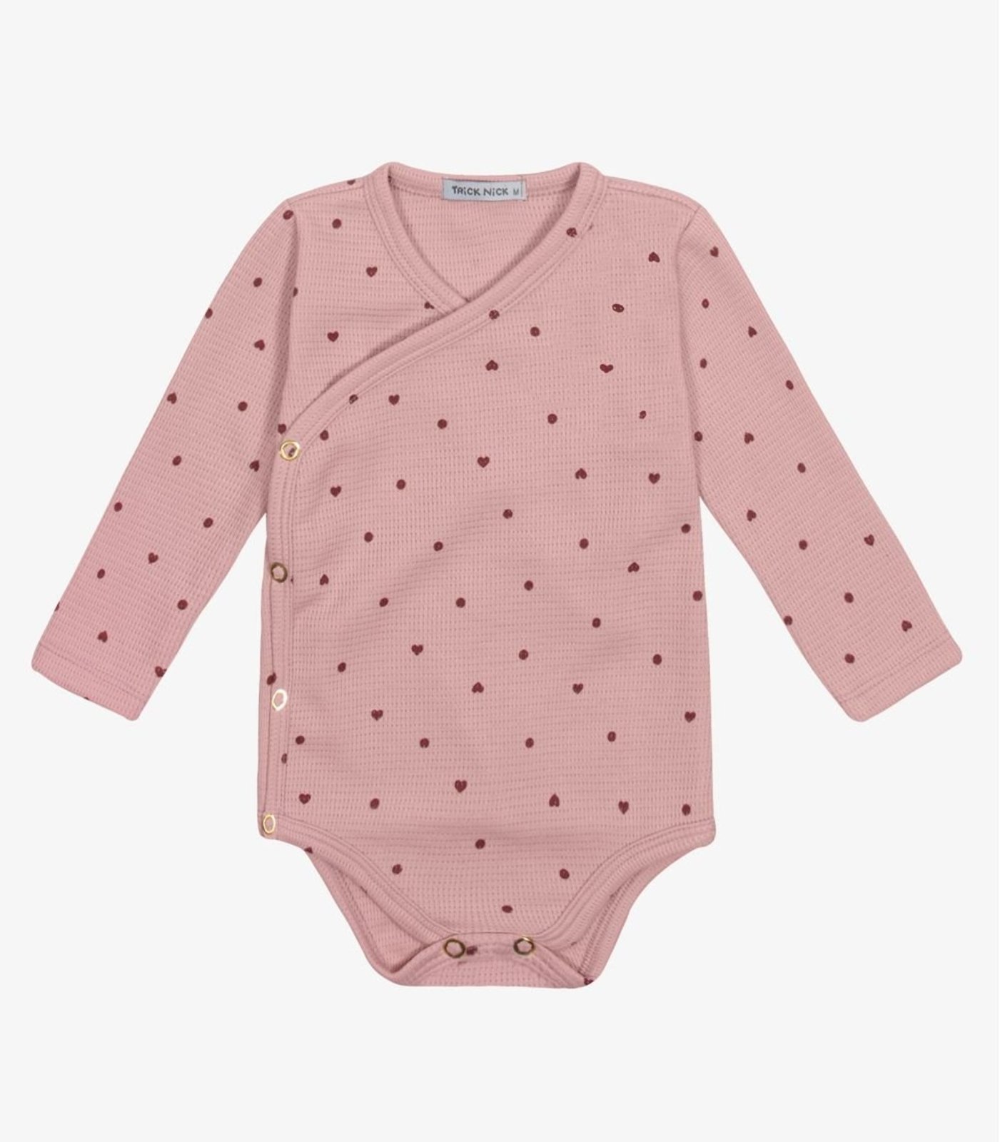 Infantil - Body Menina Em Malhão Estampado Trick Nick Rosa