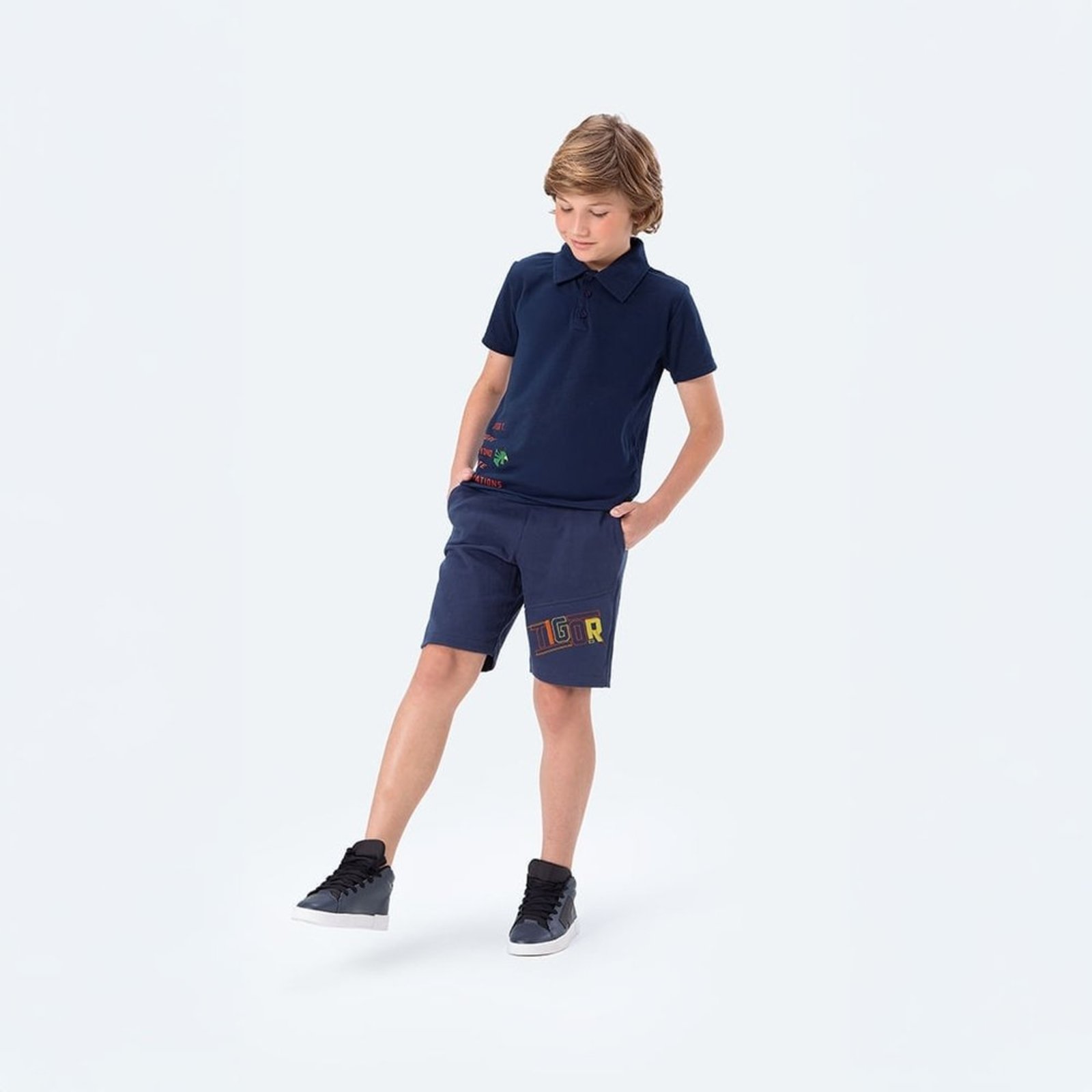 Infantil - Conjunto Curto Menino Tigor T. Tigre