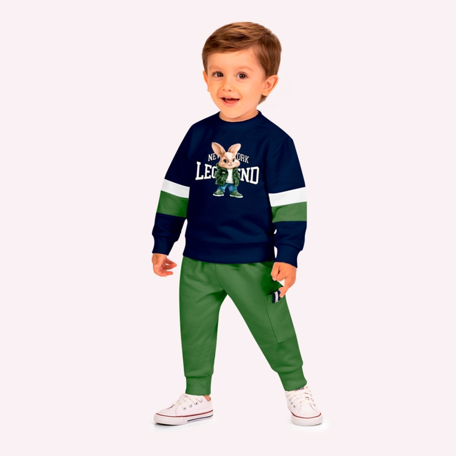 Infantil - Conjunto Menino Coelho Kyly