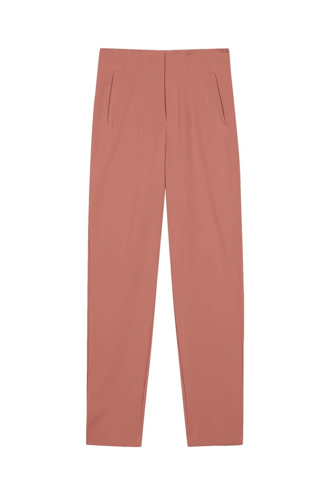 Vista 3 Calça Feminina Tecido Plano Marialícia rosa Marialícia rosa