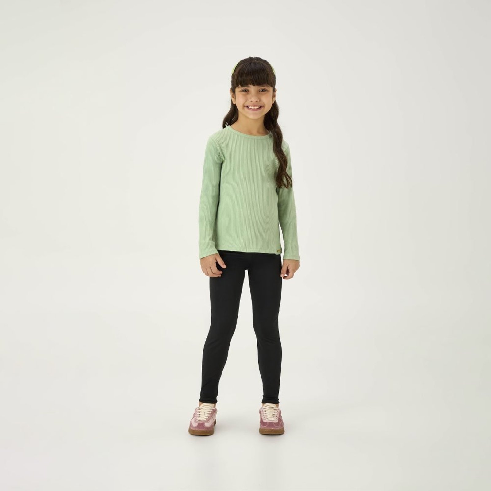 Infantil - Legging Preto Pulla Bulla Menina - 55320-51