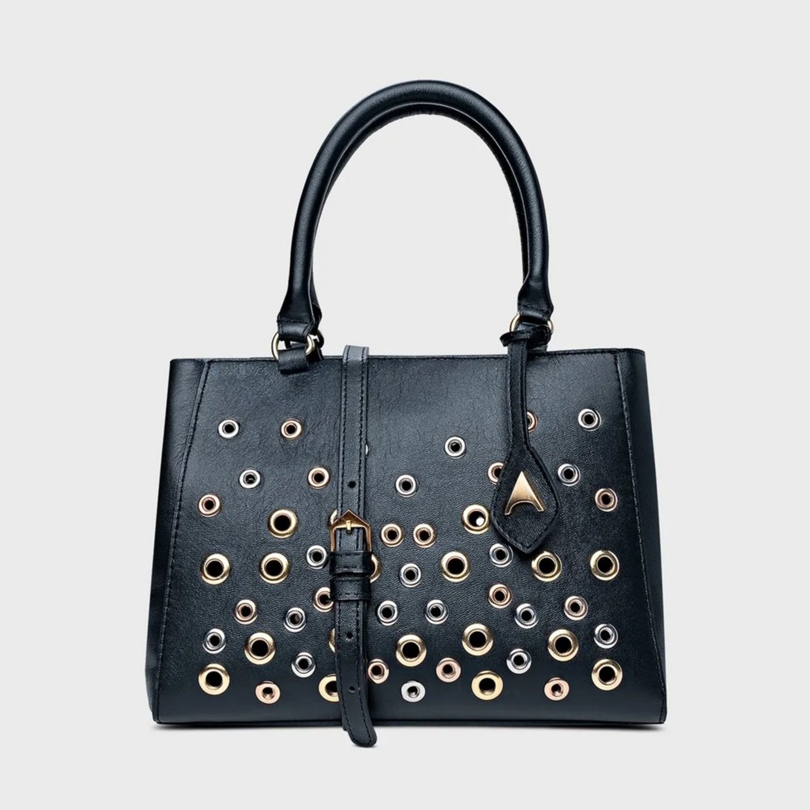 Bolsa Tote Ilhós Carrano 800809 Preto