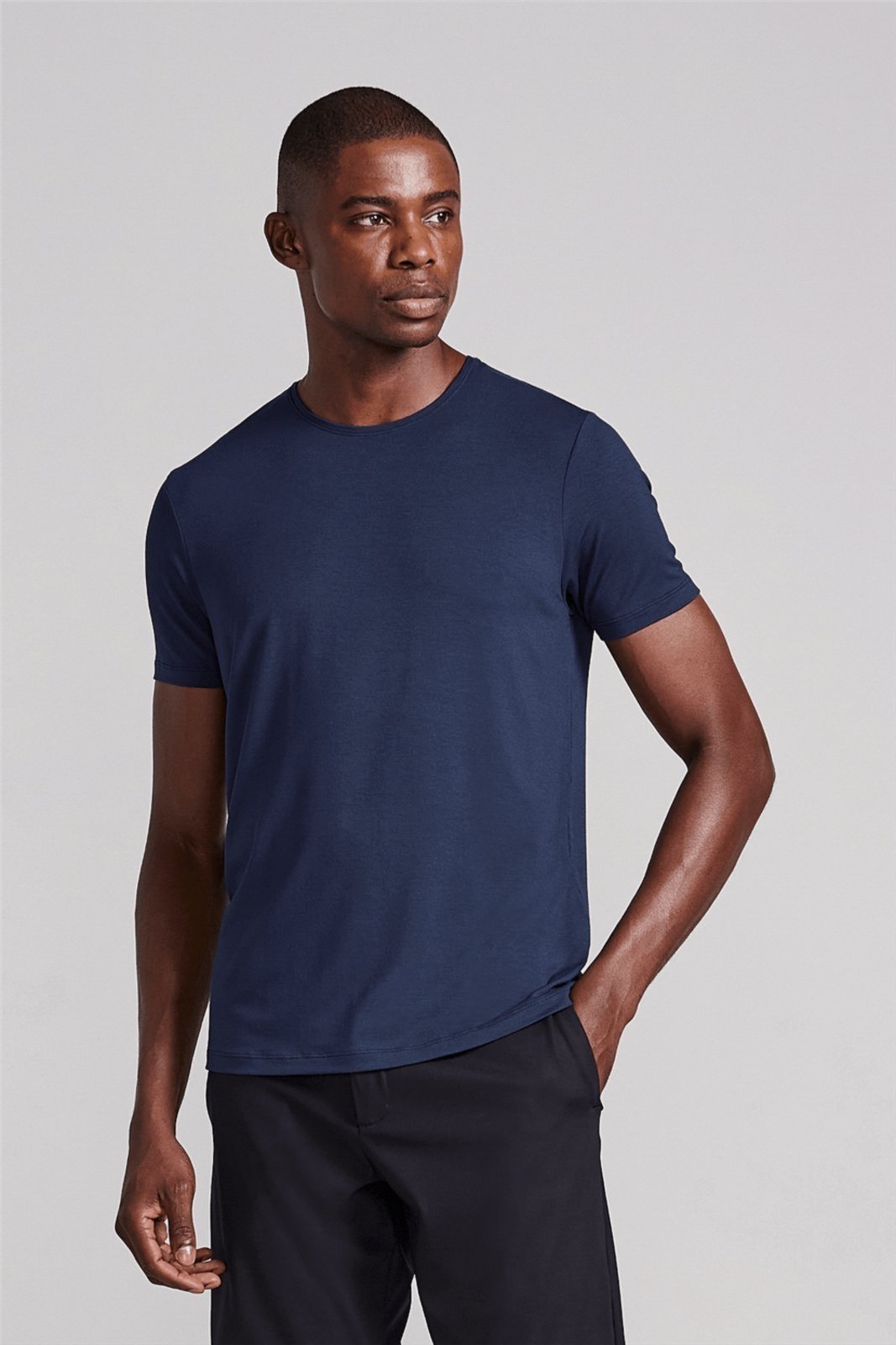 HIGHSTIL Camiseta Tecnocomfy Slim Fit - Azul Marinho