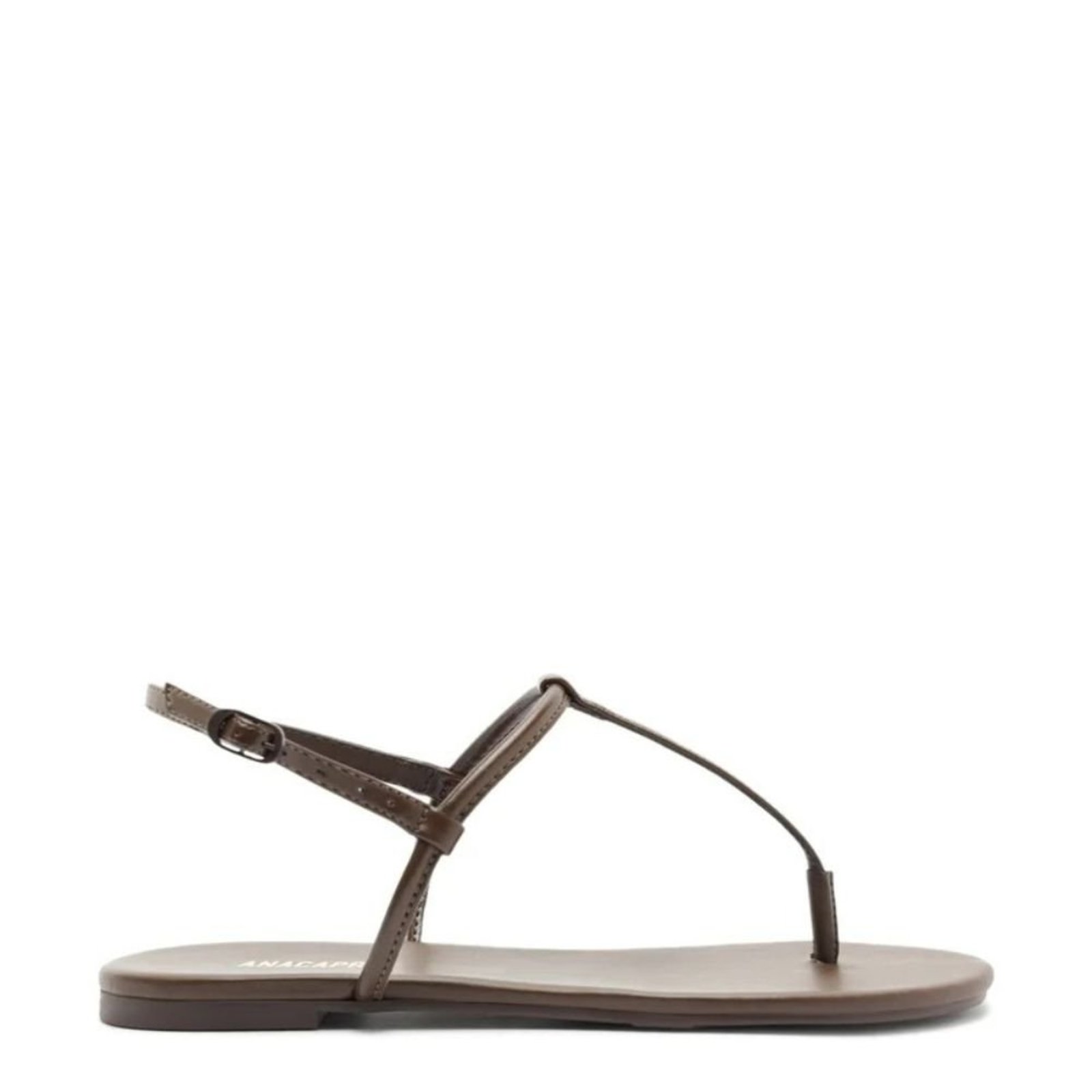 Sandália Rasteira Anacapri Slim Marrom