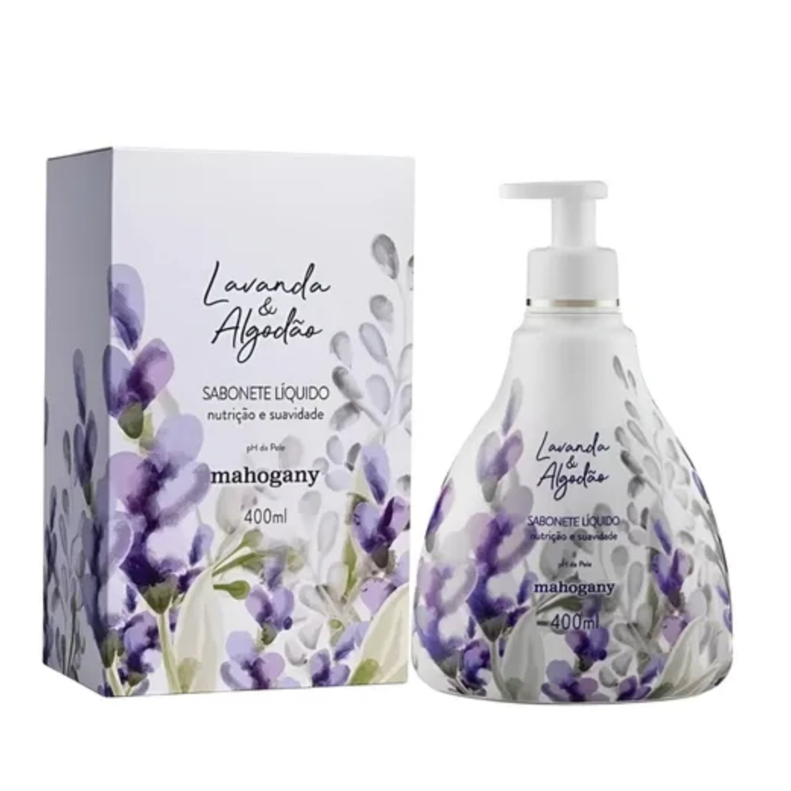 Mahogany Sabonete Liquido Lavanda E Algodao 400Ml