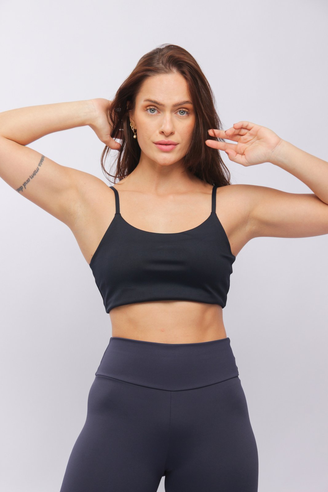25009 – Top Básico Alça Fina Sport Azul Marinho – Duna Casual