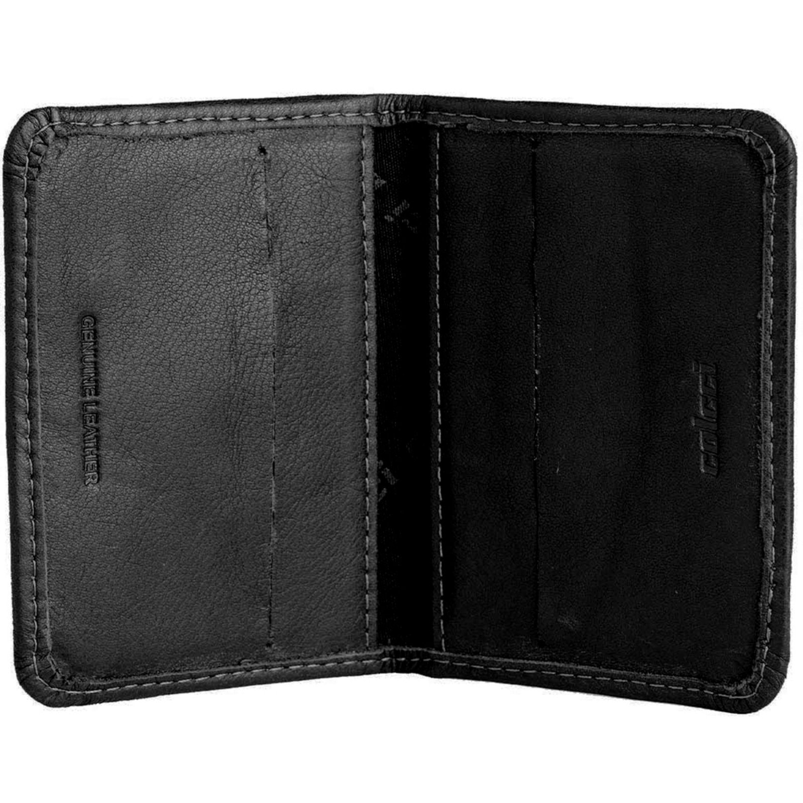 Vista 3 Carteira Couro Colcci Flap Masculino preto Colcci preto